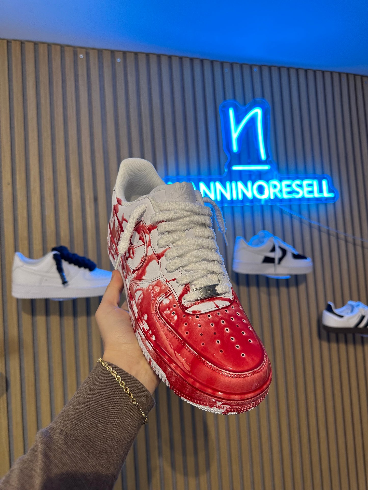 Air force custom red blood