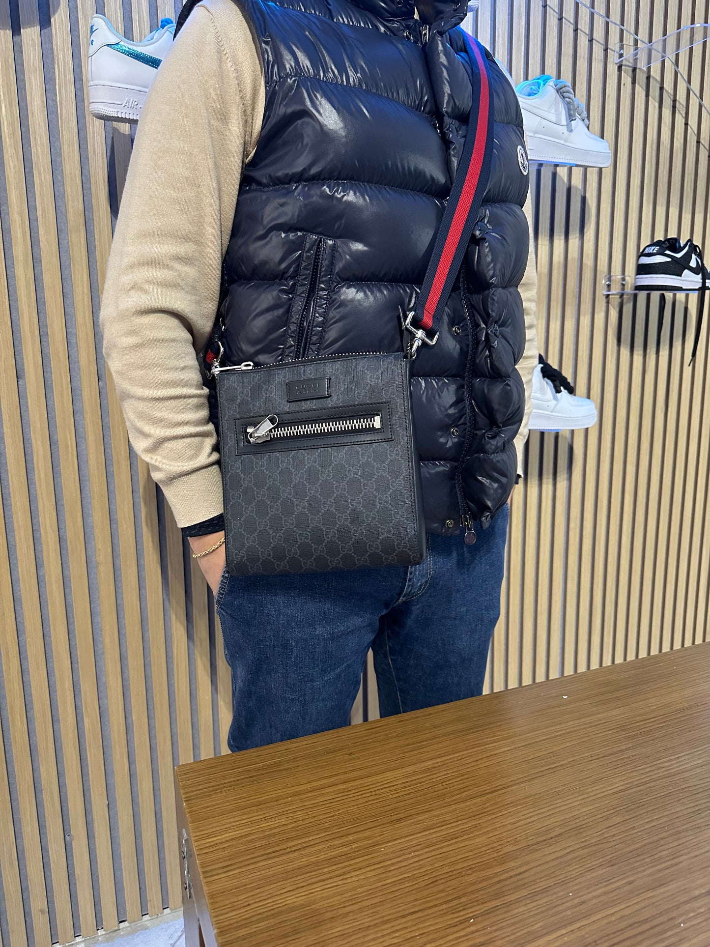 TRACOLLA GUCCI MESSENGER GG SUPREME SMALL