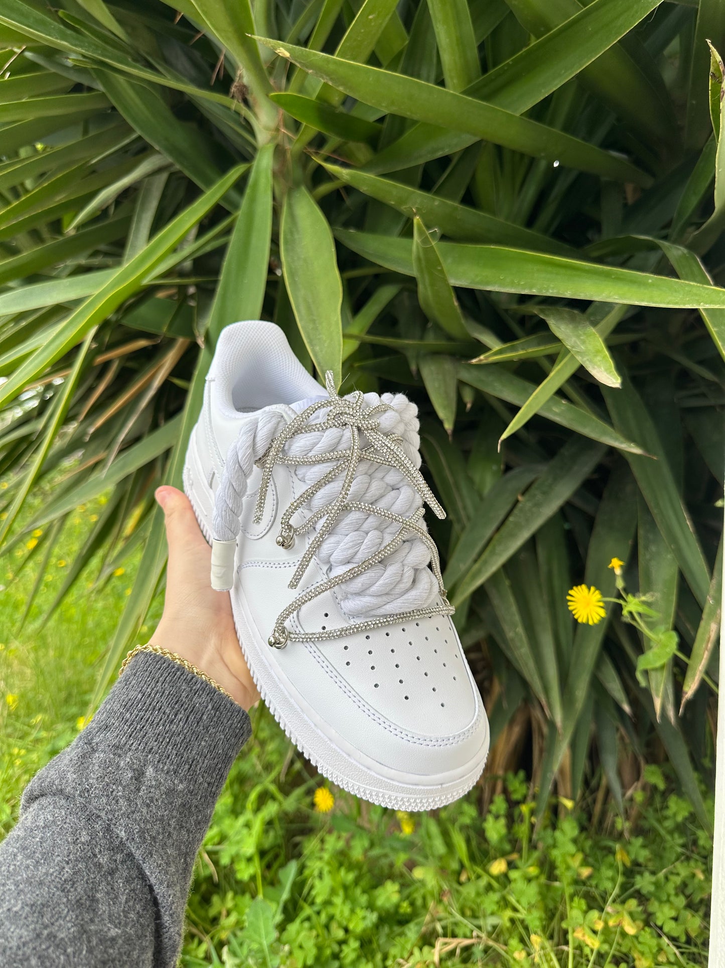AIR FORCE ROPE LACES + GLITTER LACES