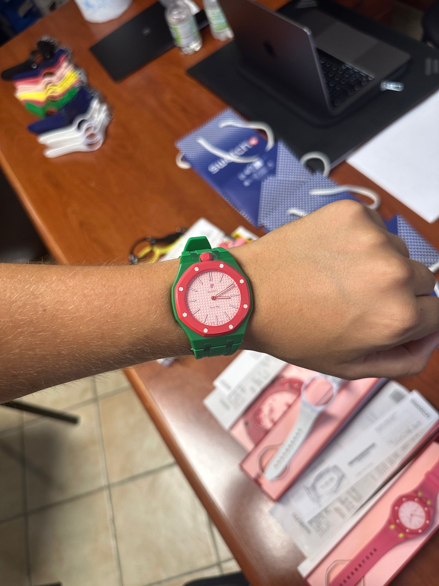 Swatch x Audemars octo rosso NUOVO
