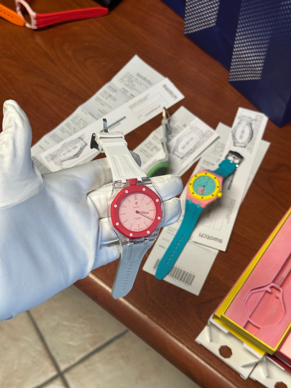 Swatch x Audemars octo rosso NUOVO