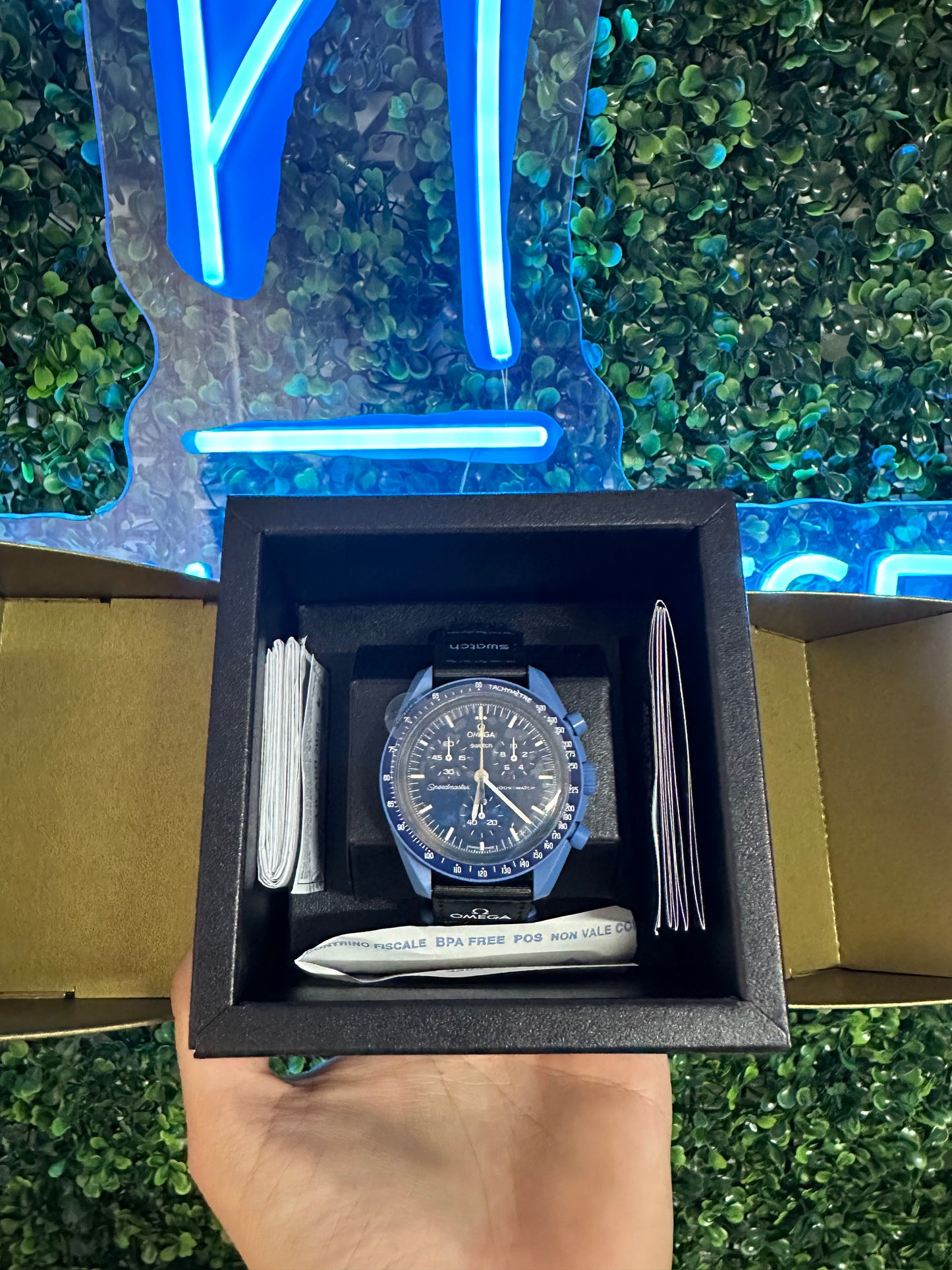 Swatch x omega neptun gold