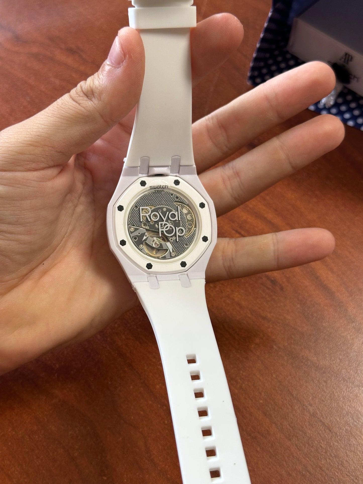 Swatch x Audemars piguet ocho negro NUOVO