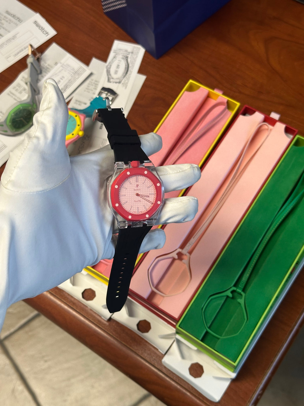 Swatch x Audemars octo rosso NUOVO