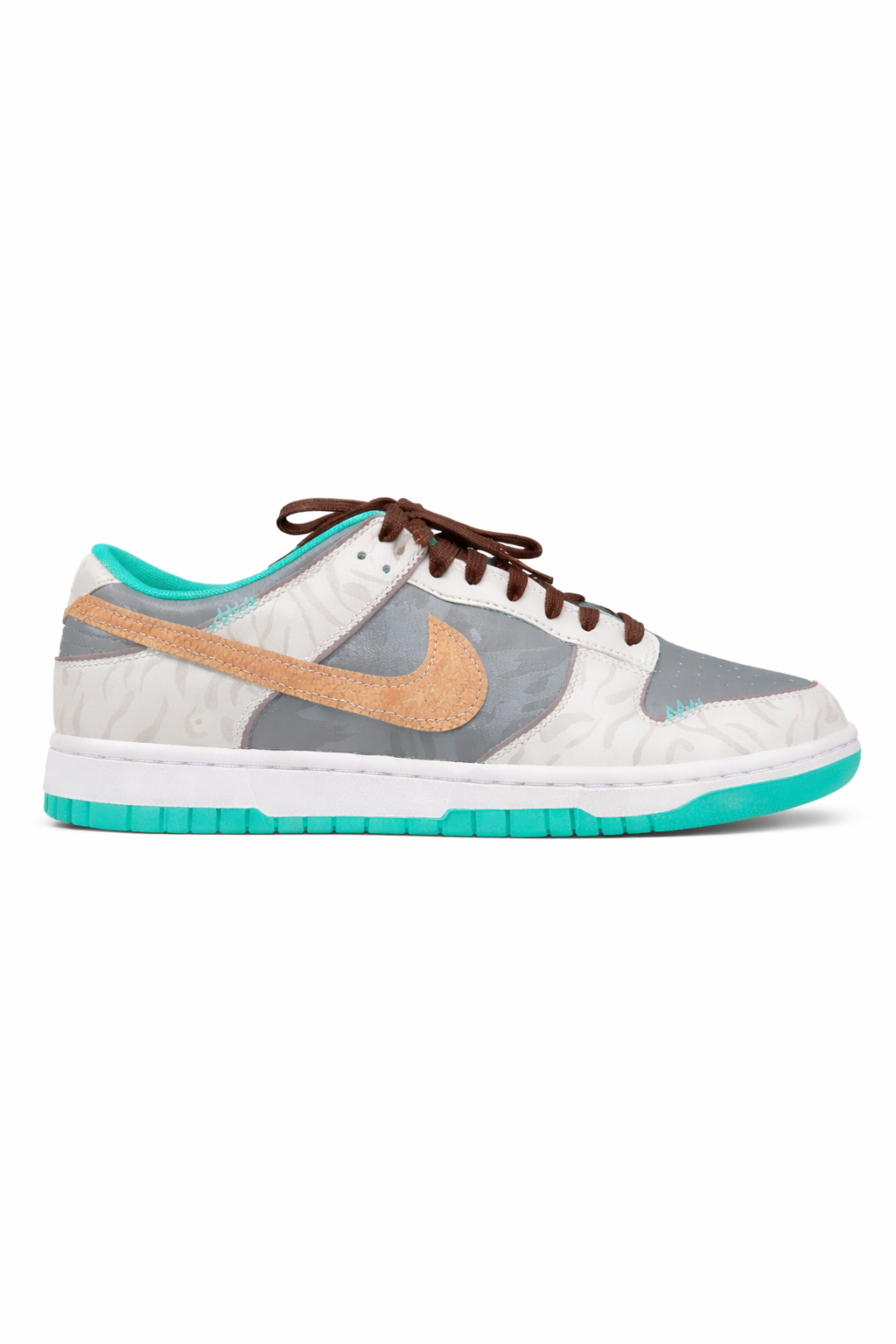 Nike dunk low green glow custom
