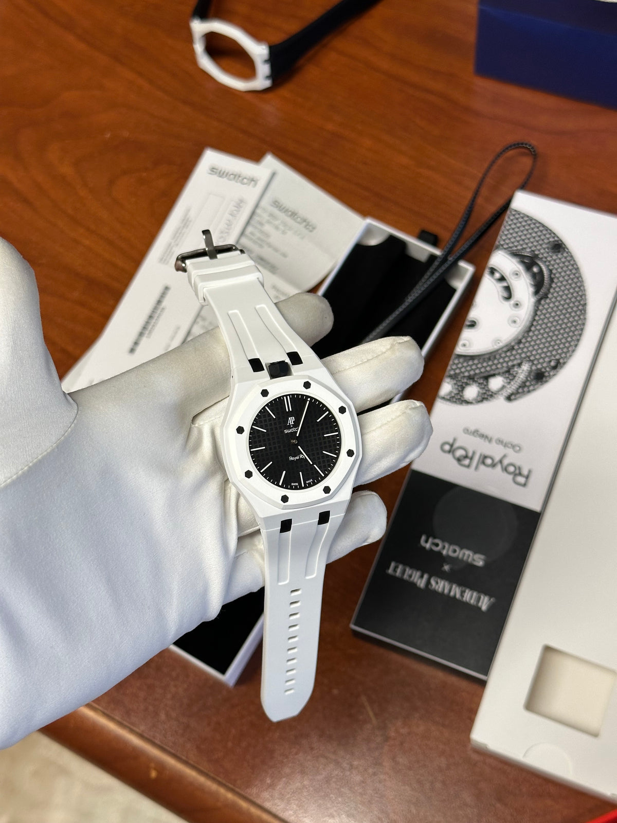 Swatch x Audemars piguet ocho negro NUOVO