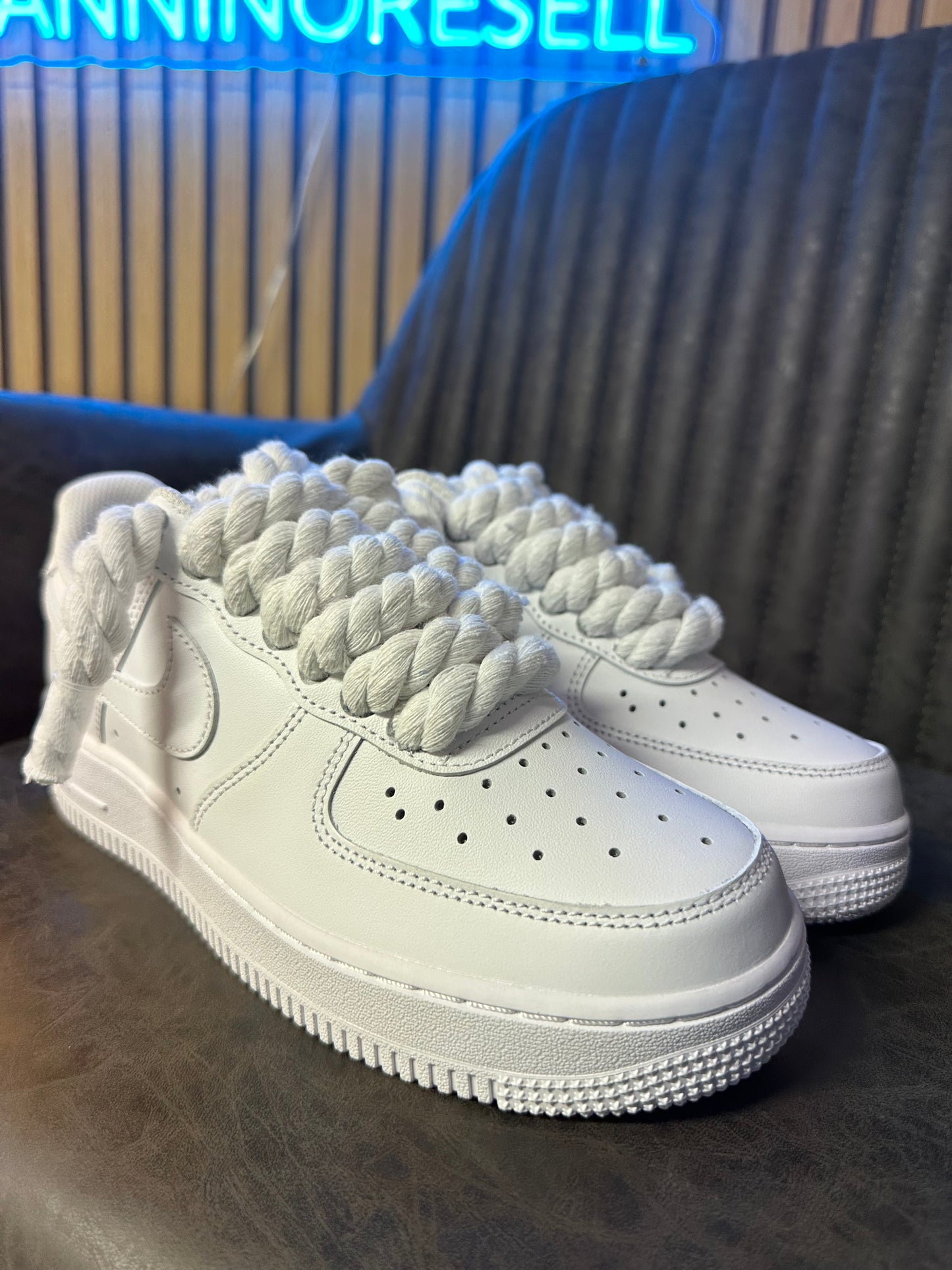 AIR FORCE 1 ROPE LACES white