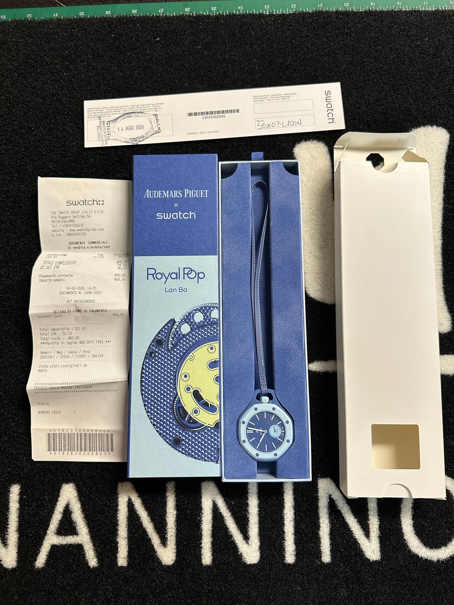 SWATCH X AUDEMARS ROYAL POP LAN BA
