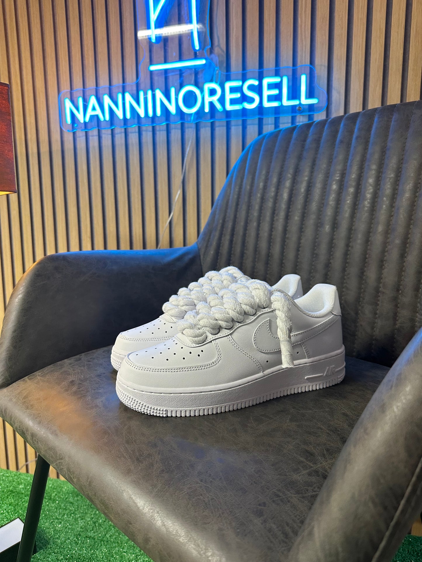 AIR FORCE 1 ROPE LACES white