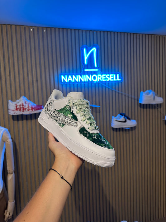 Air force custom pattern + swoosh bandana