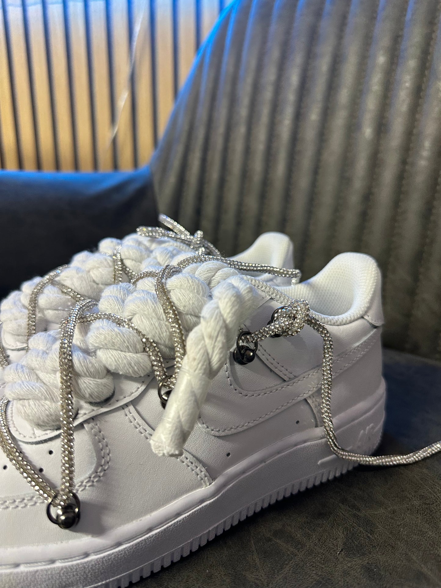 AIR FORCE ROPE LACES + EXTRA GLITTER