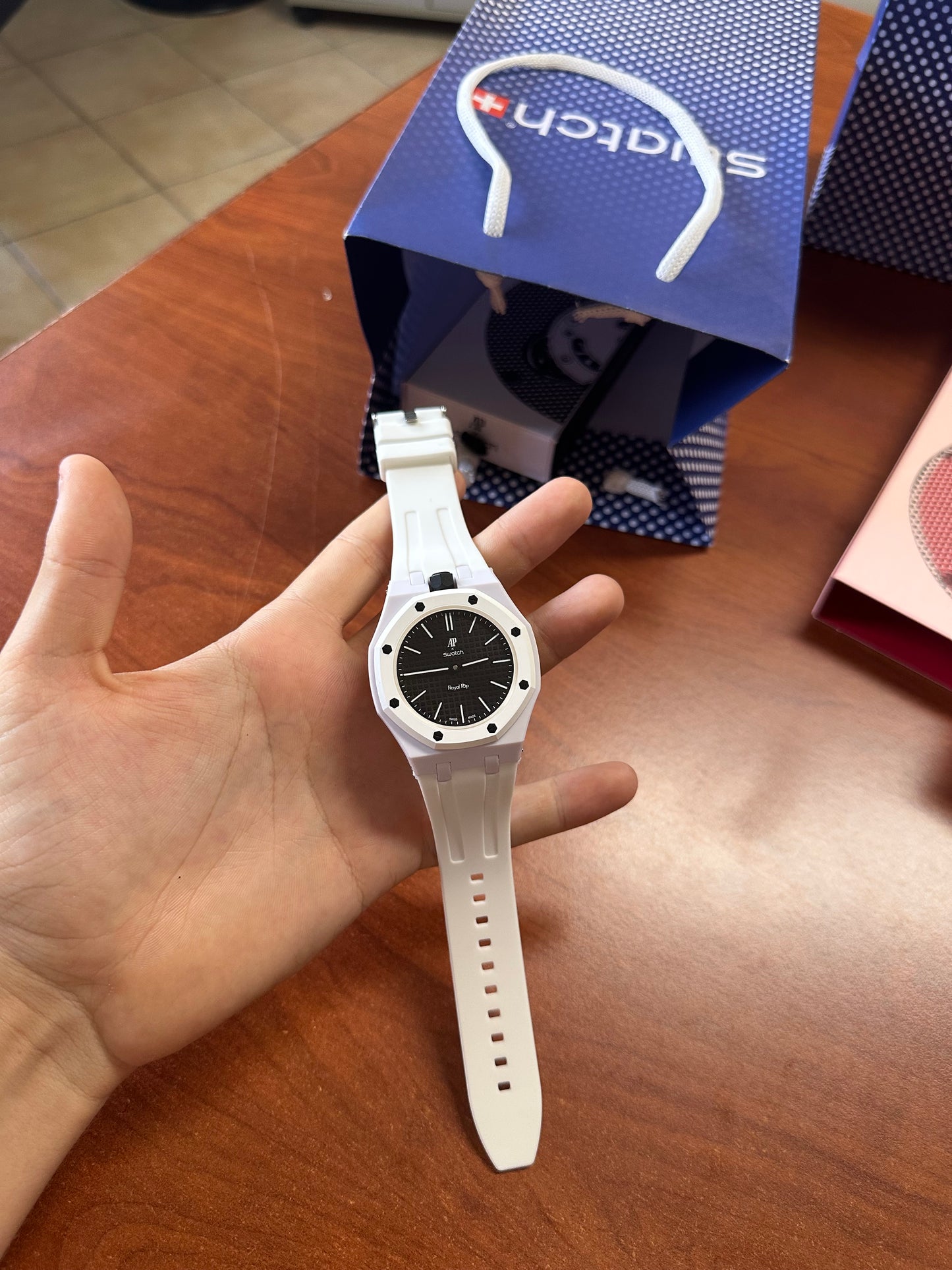Swatch x Audemars piguet ocho negro NUOVO