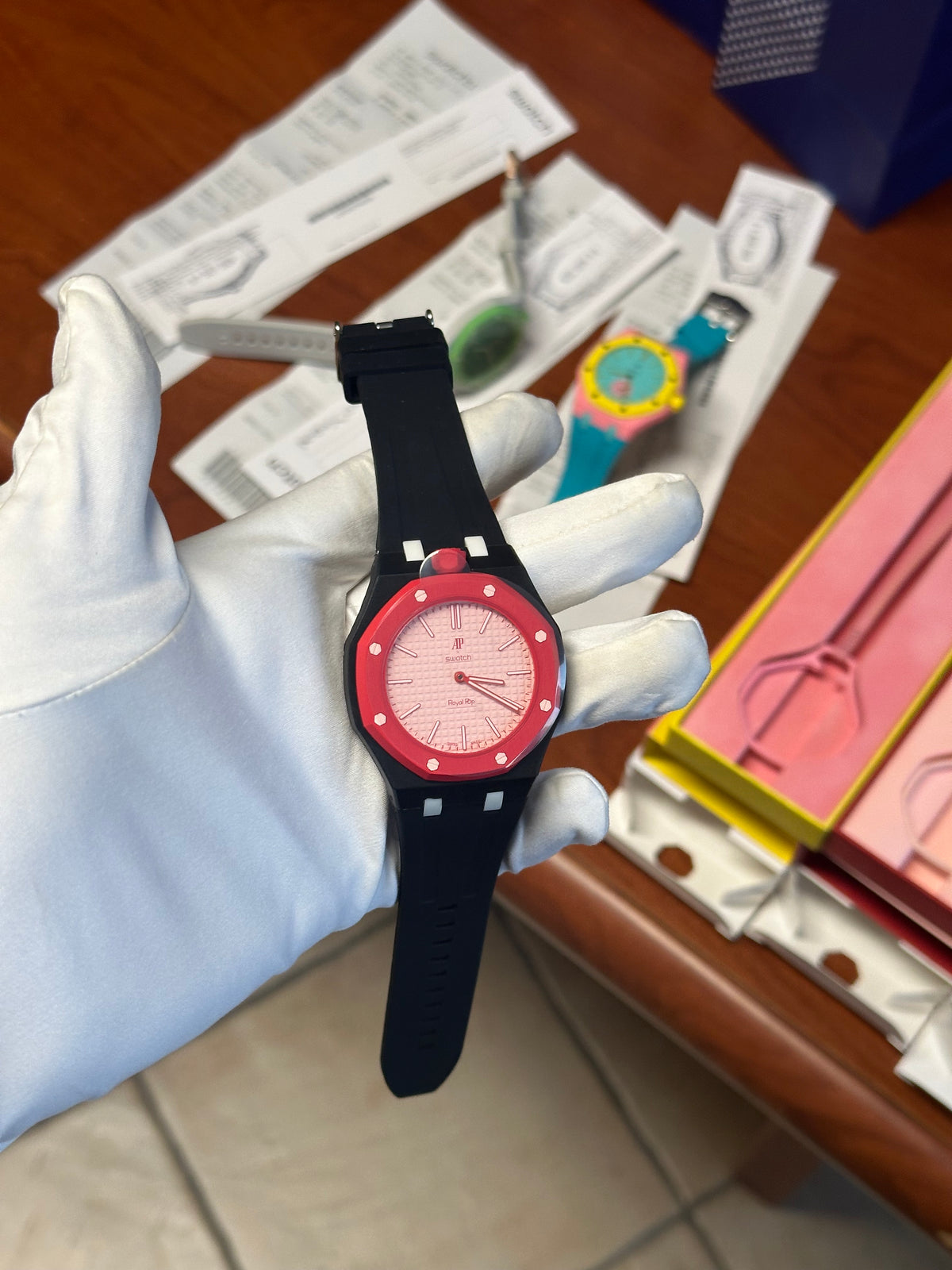 Swatch x Audemars octo rosso NUOVO