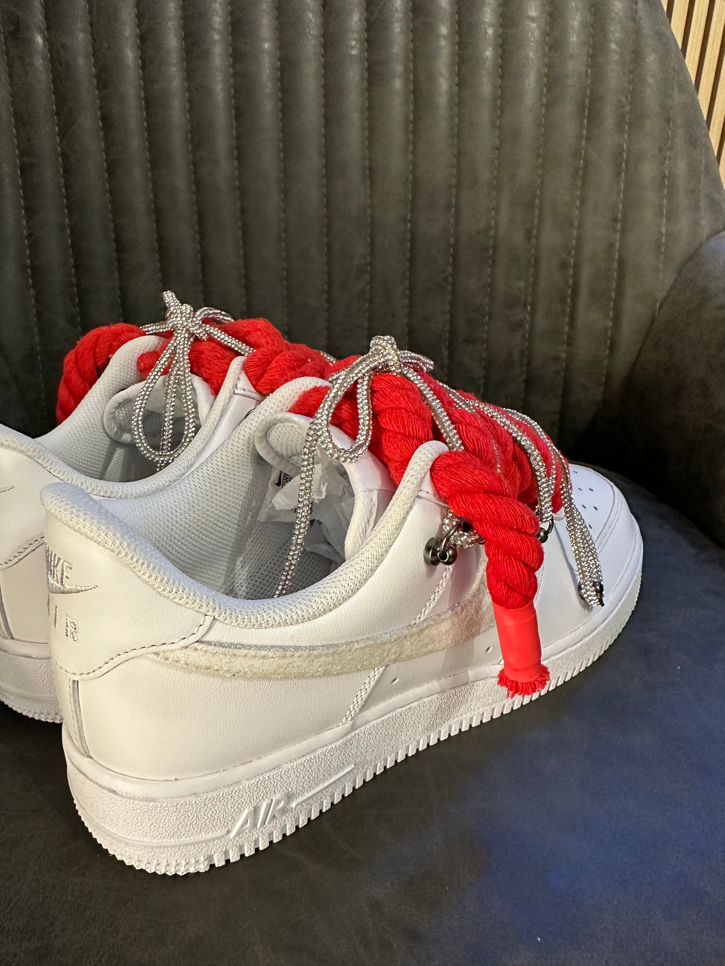 AIR FORCE ROPE LACES+SWOOSH GLITTER+EXTRA LACES GLITTER