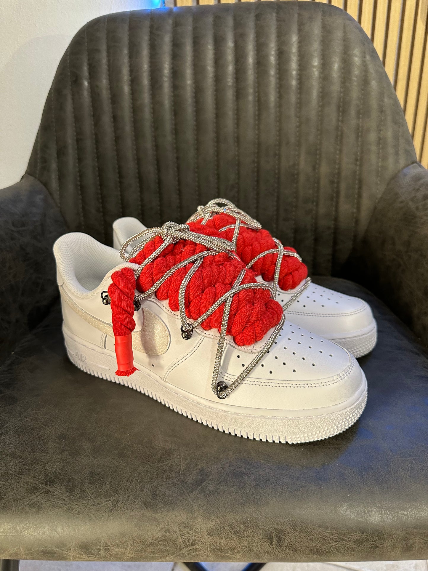 AIR FORCE ROPE LACES+SWOOSH GLITTER+EXTRA LACES GLITTER