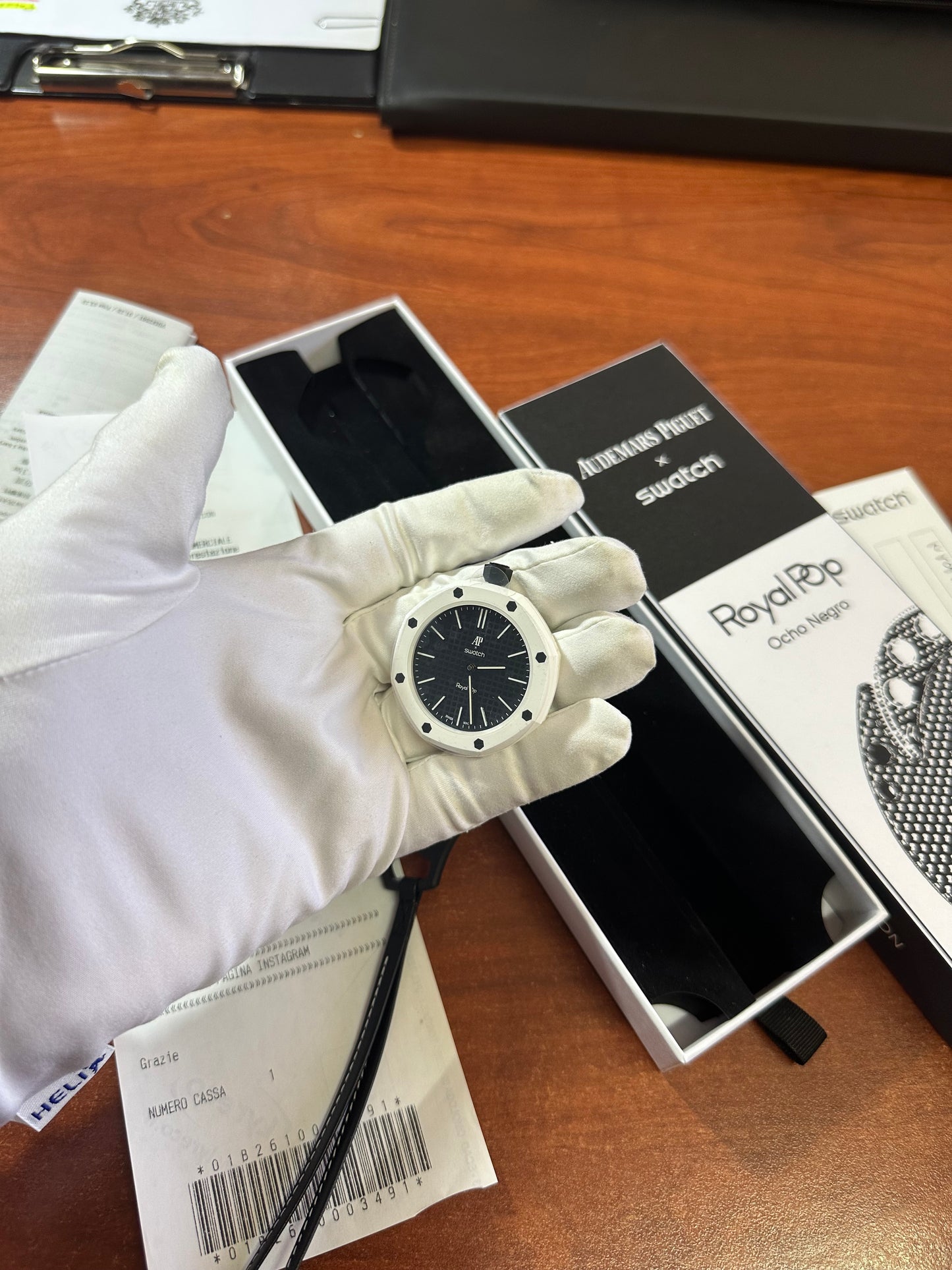 Swatch x Audemars piguet ocho negro