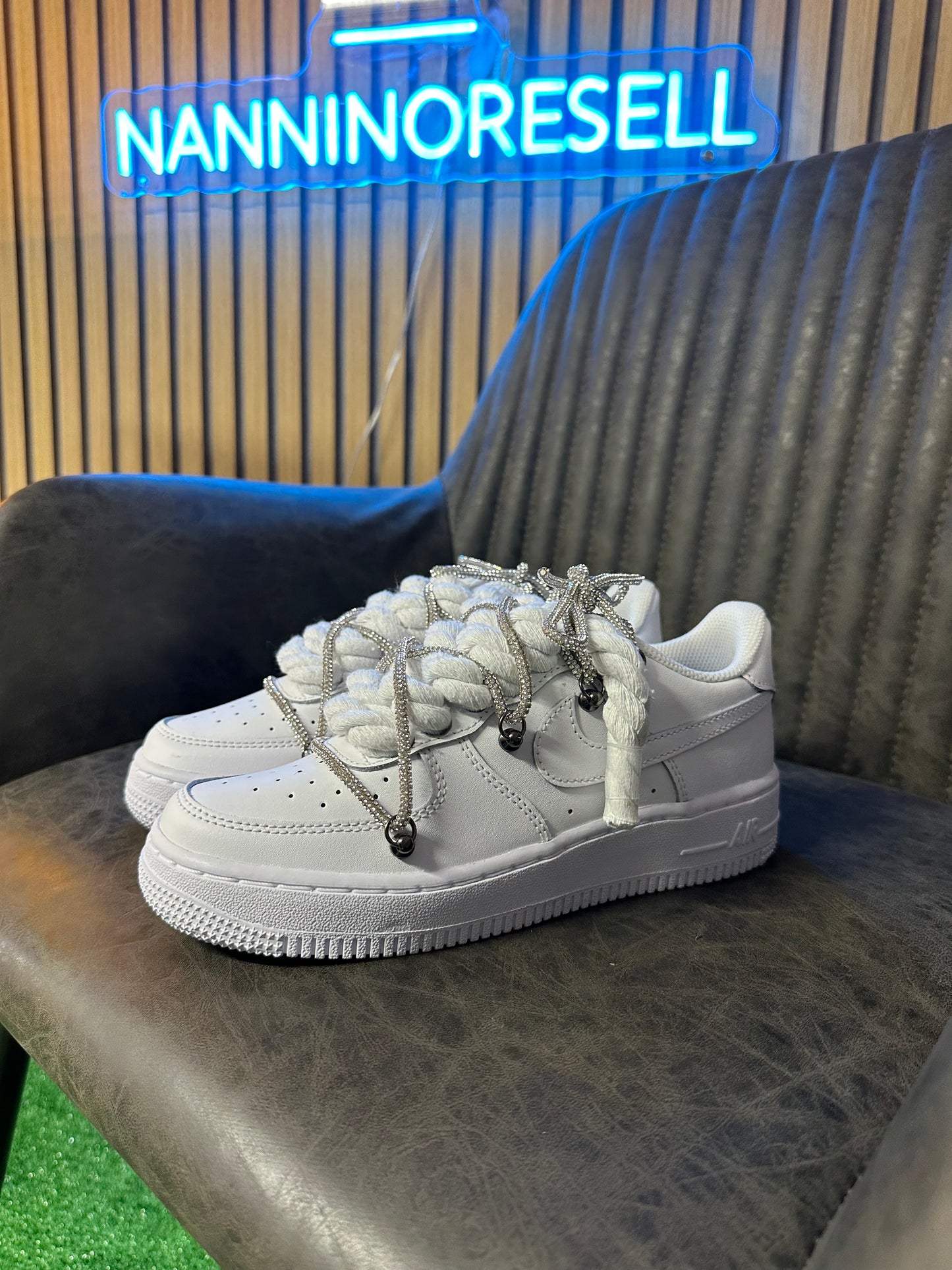 AIR FORCE ROPE LACES + EXTRA GLITTER