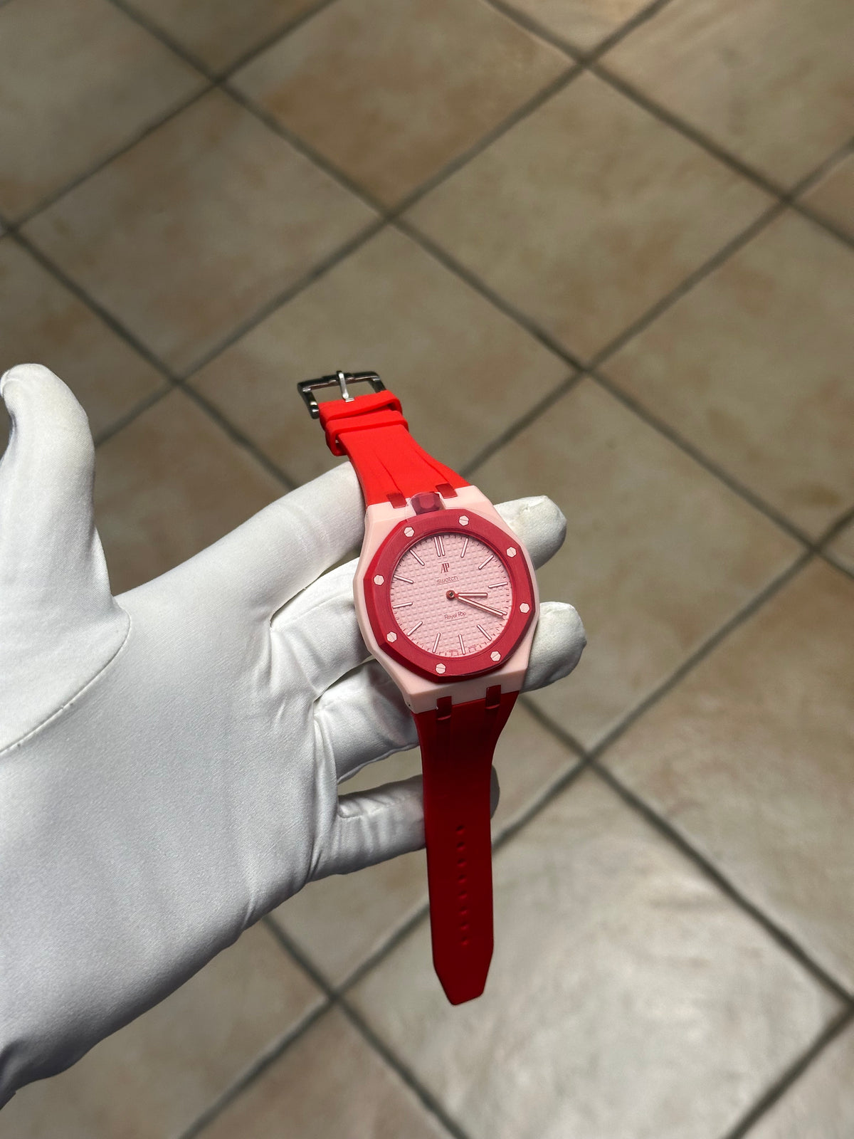 Swatch x Audemars octo rosso NUOVO