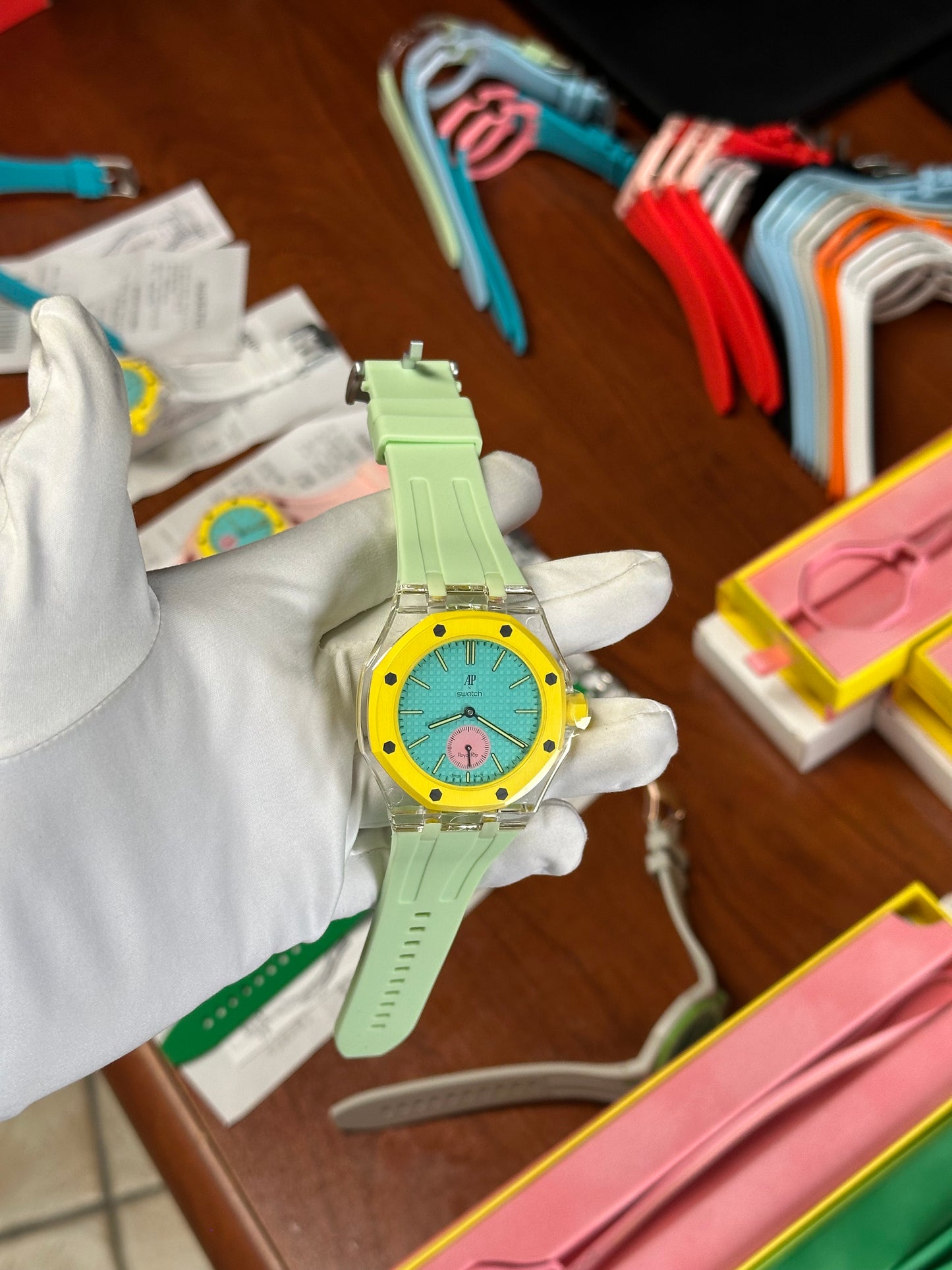 SWATCH X AUDEMARS ROYAL POP OTG ROZ