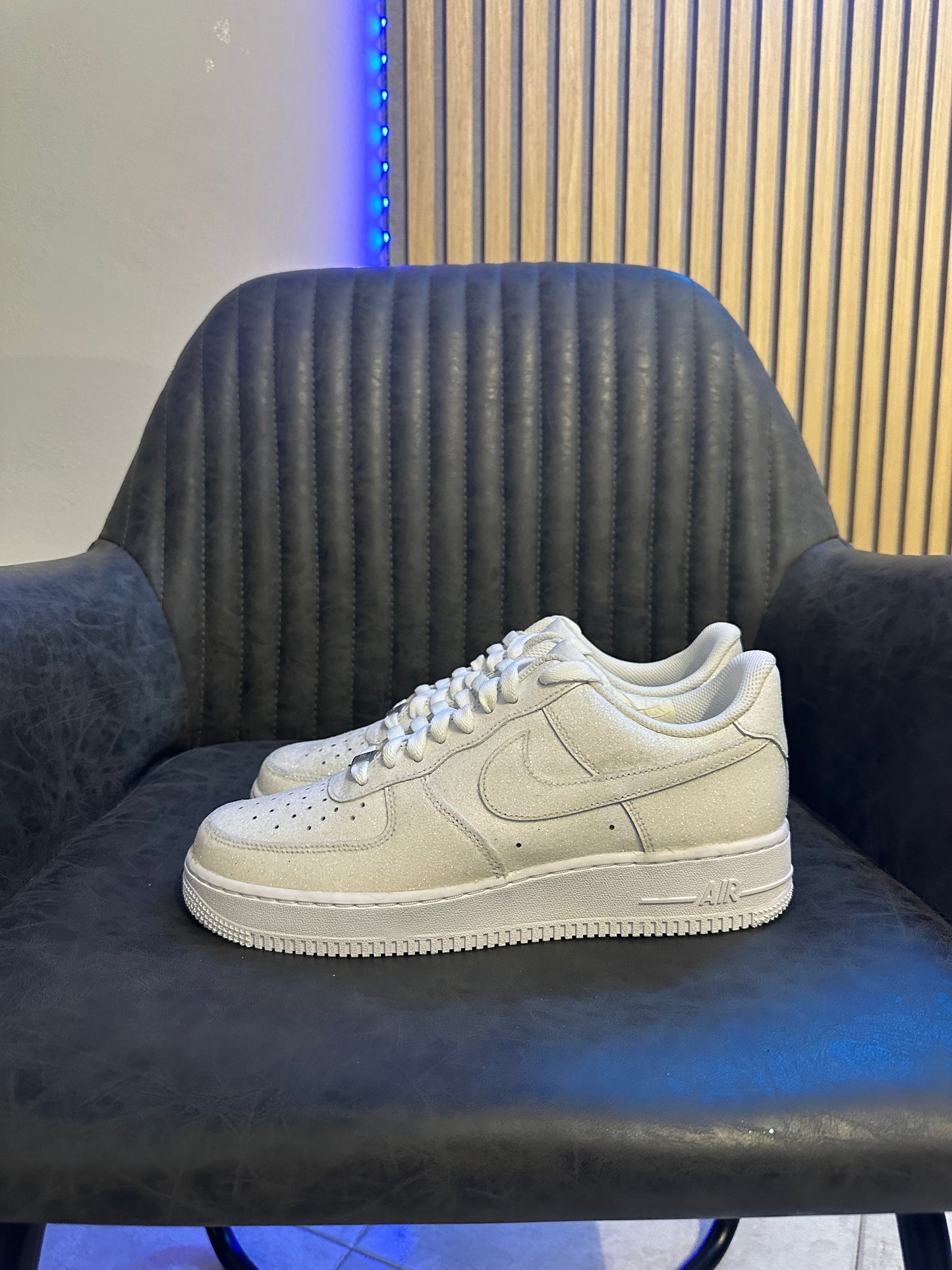 AIR FORCE 1 CUSTOM WHITE GLITTER