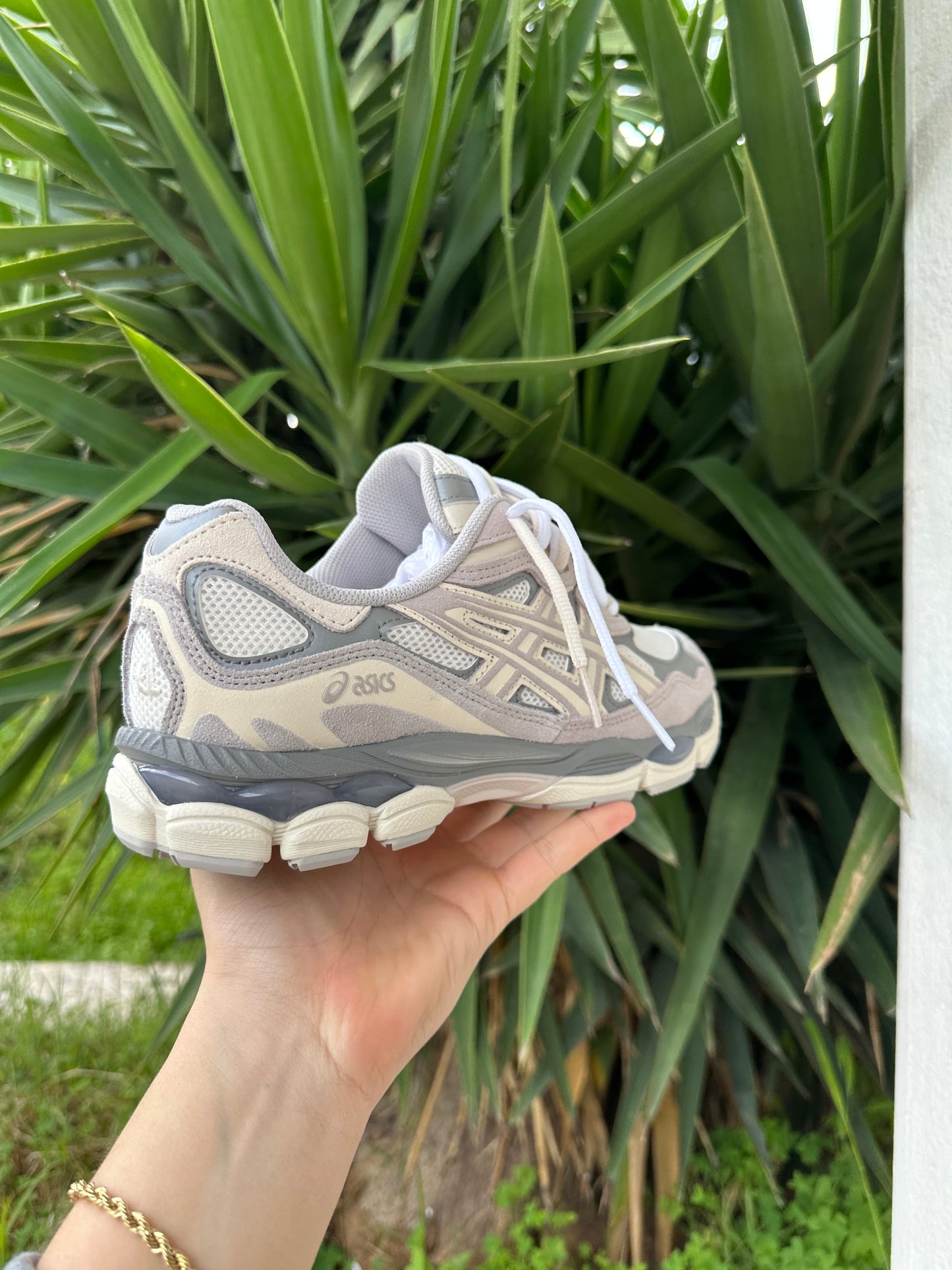 Asics nyc gel oyster grey doppio laccio