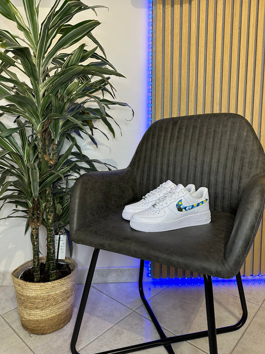 Air force 1 swoosh custom la notte stellata