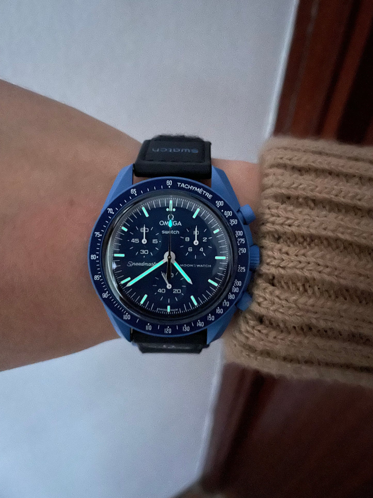 Swatch x omega neptun gold