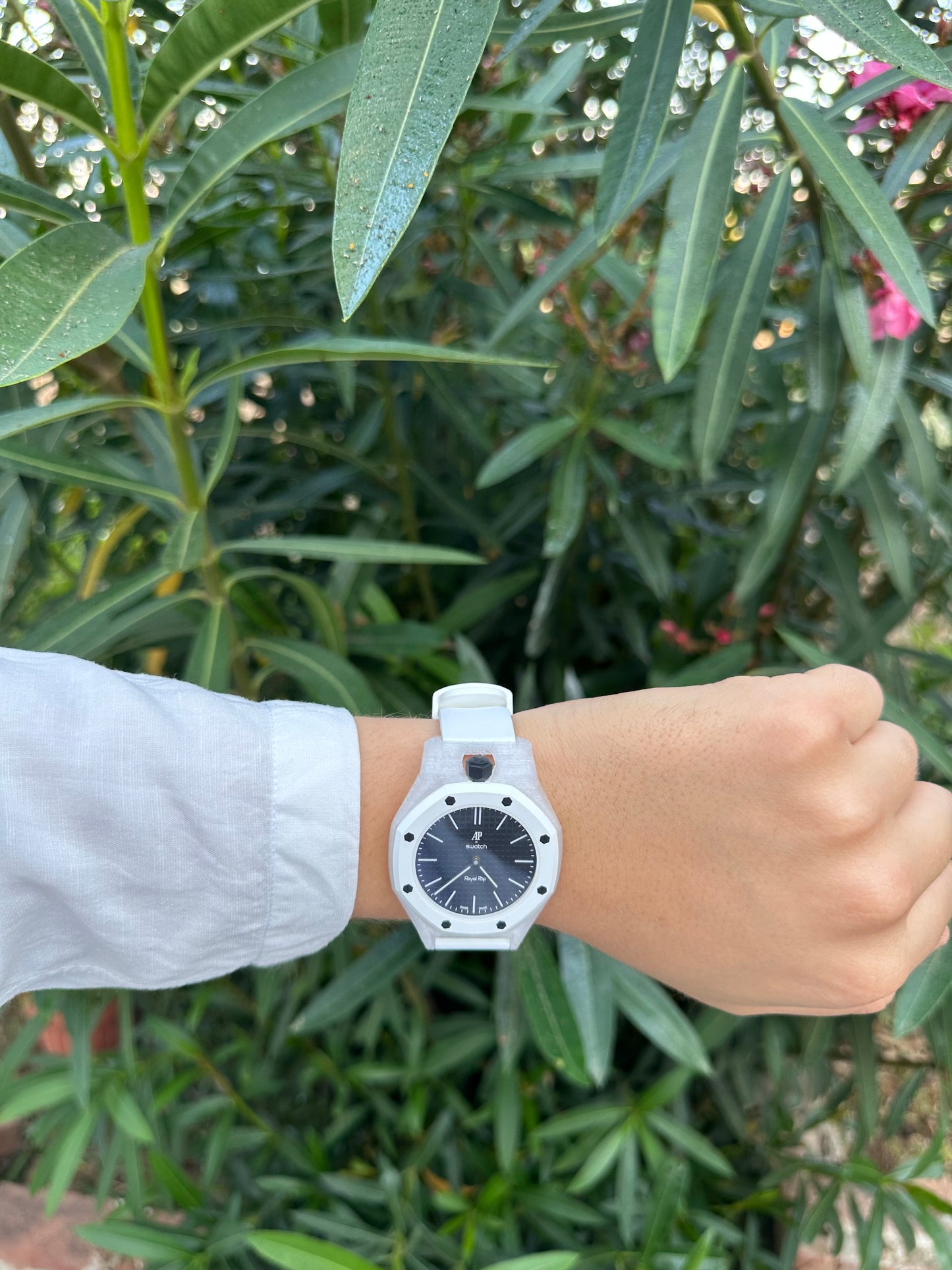 Cinturino e cassa Swatch x Audemars Royal pop