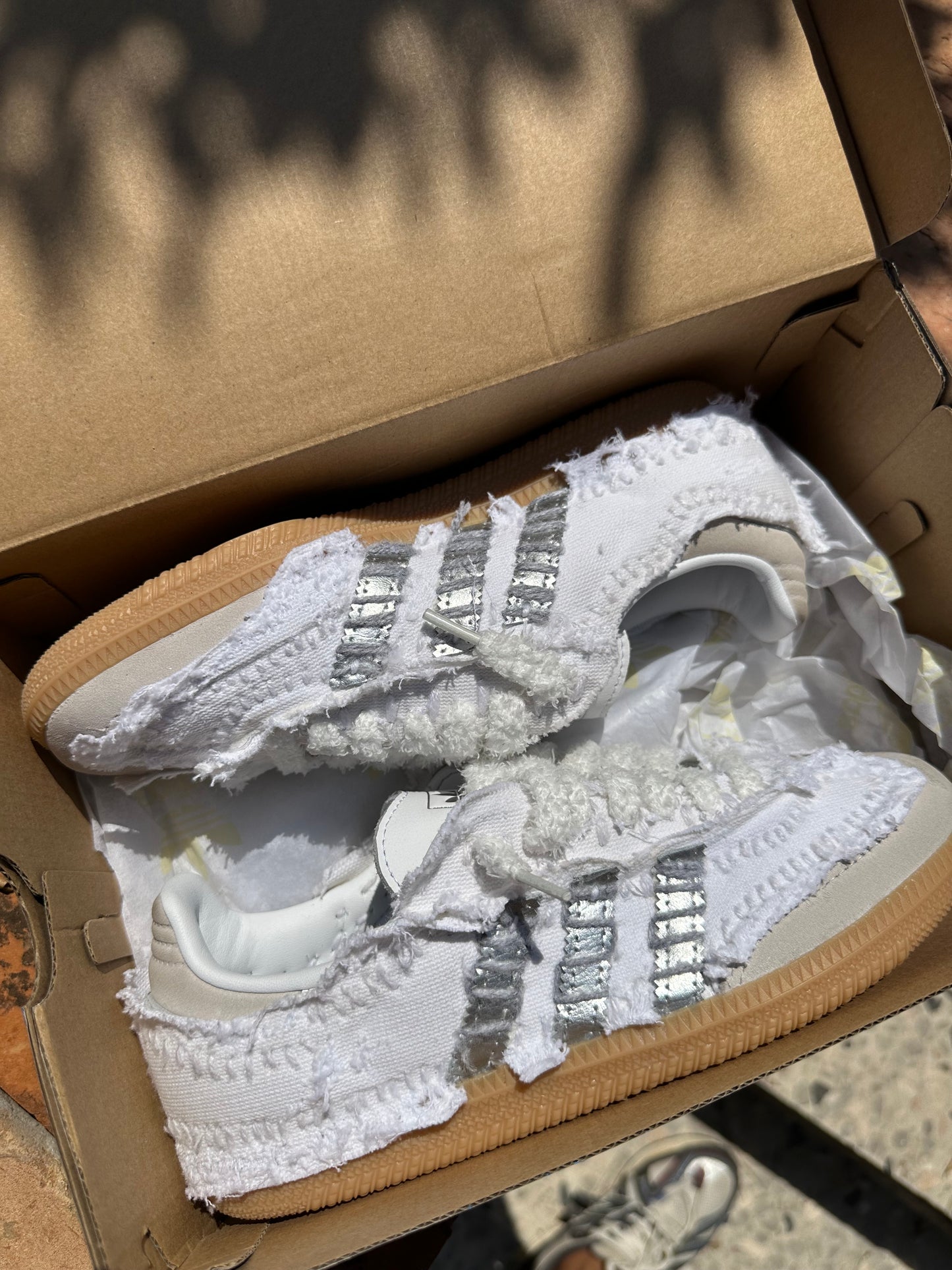 ADIDAS SAMBA CUSTOM DENIM WOOL 1.0