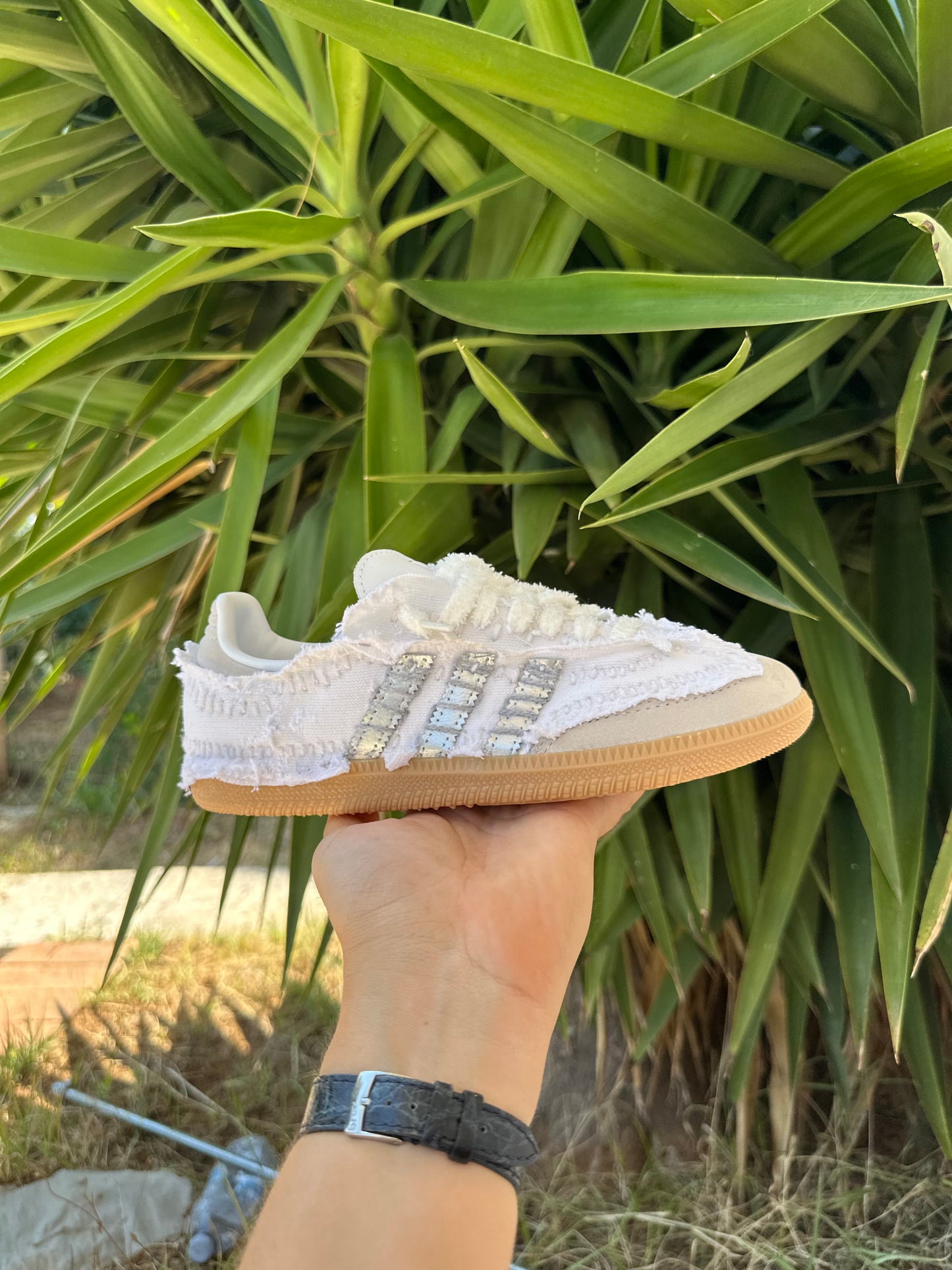 ADIDAS SAMBA CUSTOM DENIM WOOL 1.0