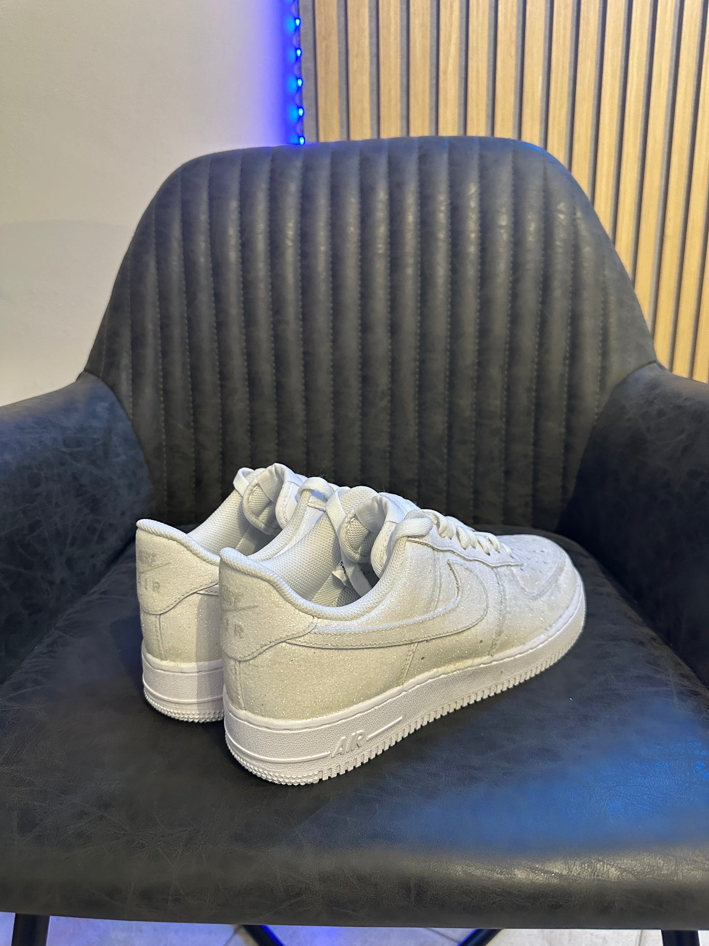 AIR FORCE 1 CUSTOM WHITE GLITTER