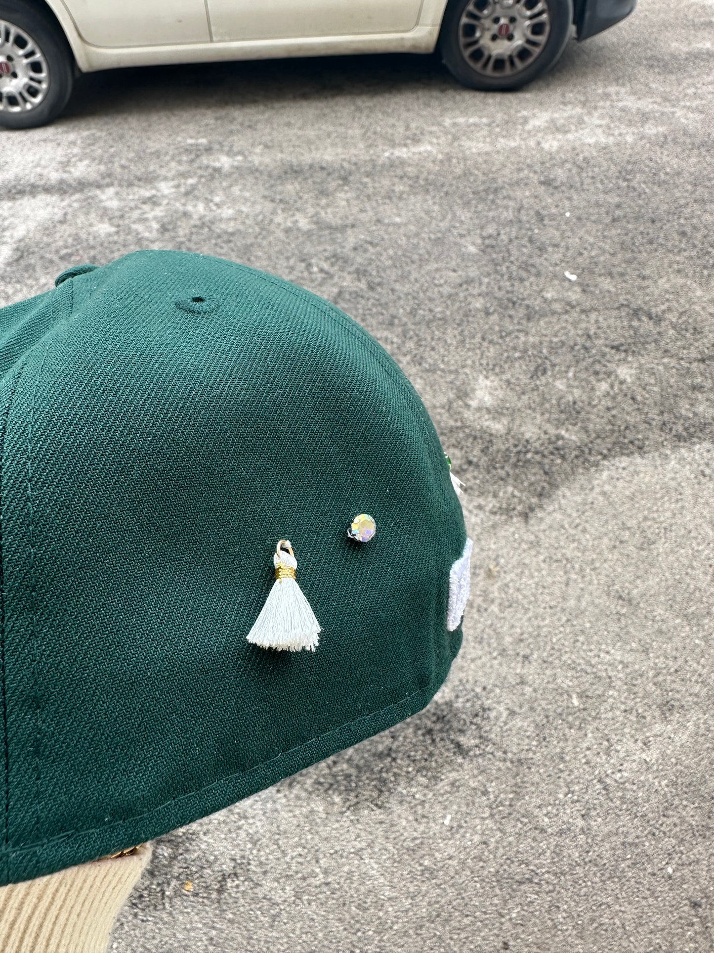 New era cap custom model 59 oakland athletics mlb floral undervisor dark