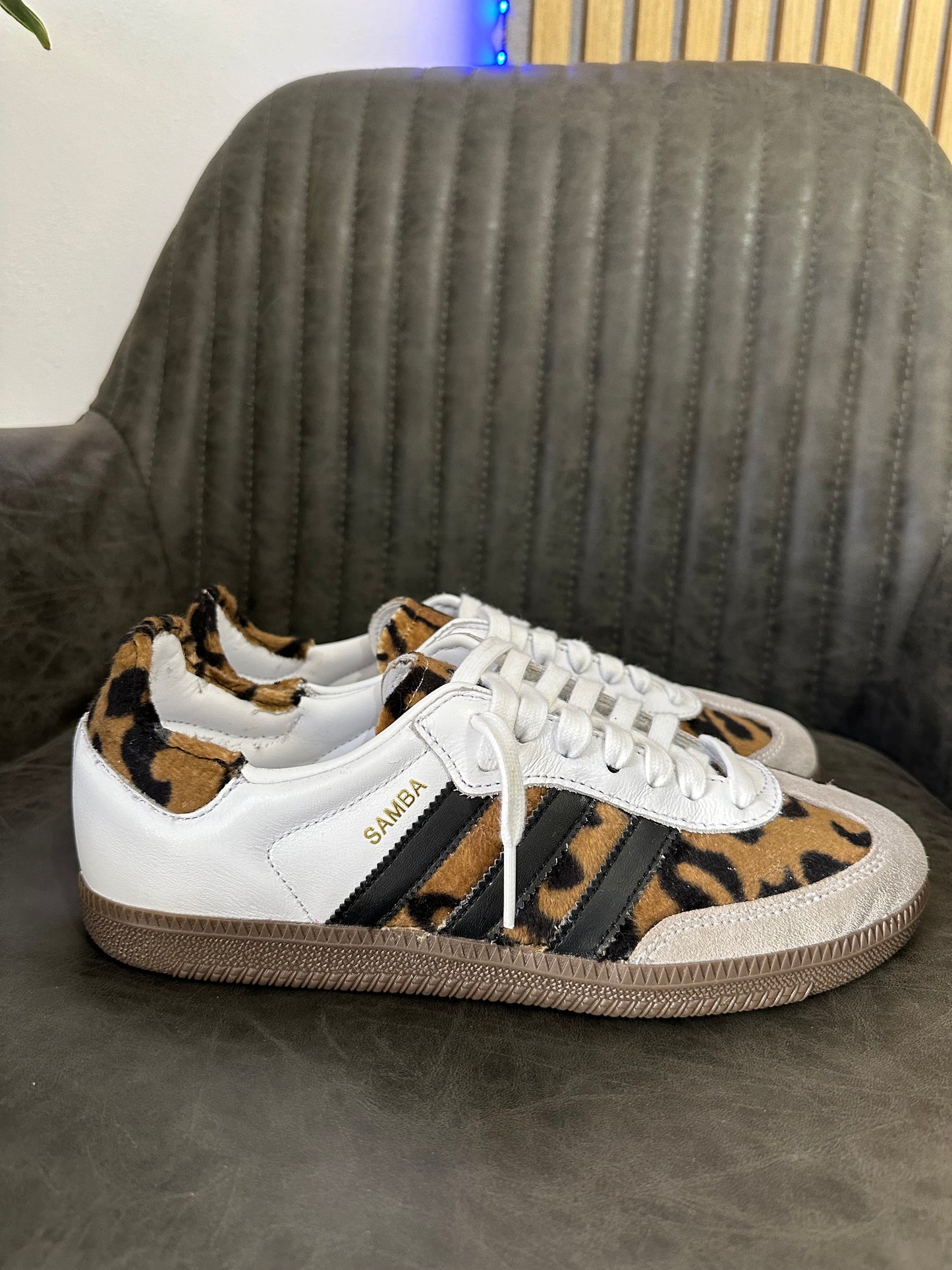 Adidas samba custom leopard 2.0