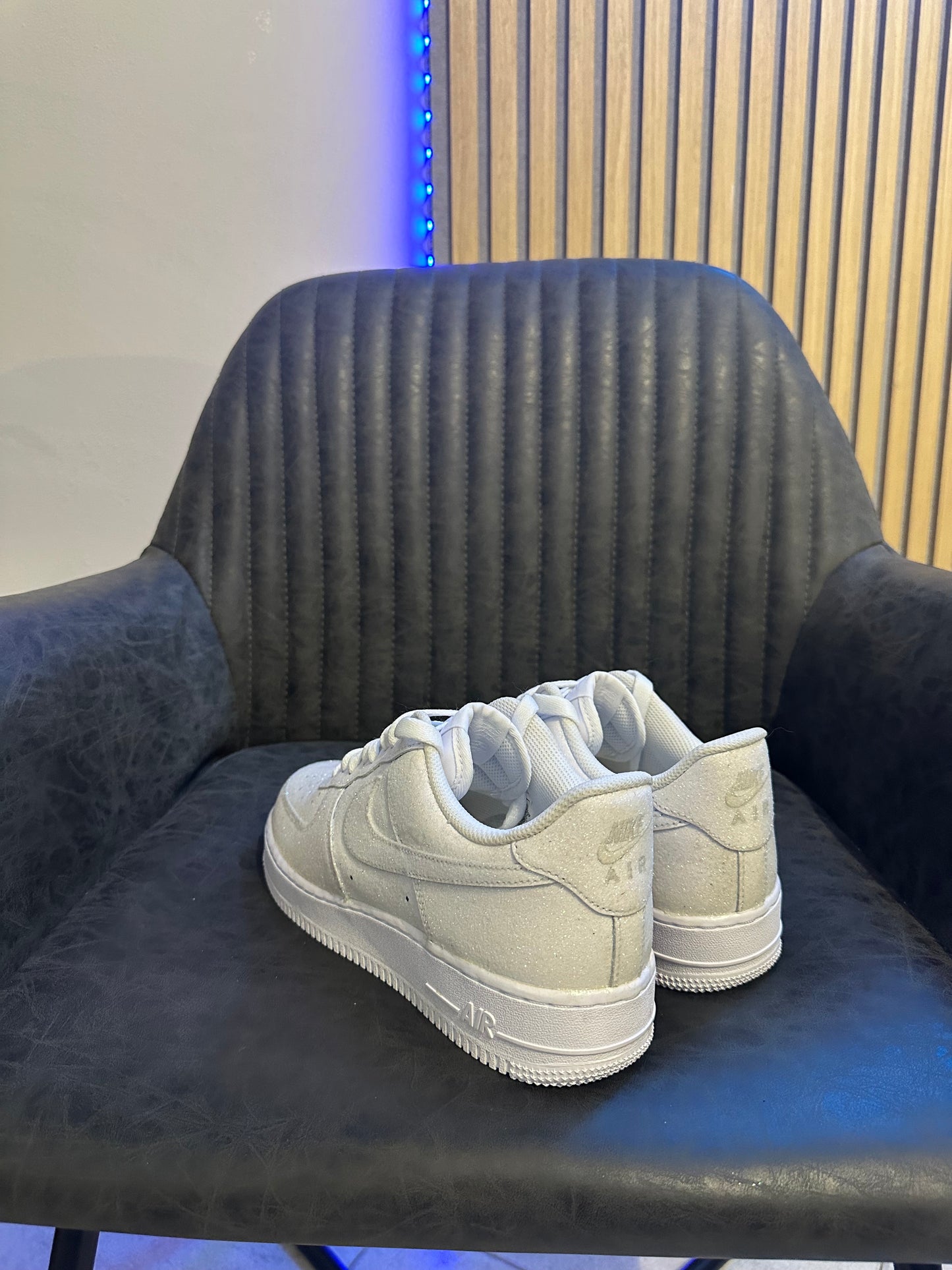 AIR FORCE 1 CUSTOM WHITE GLITTER