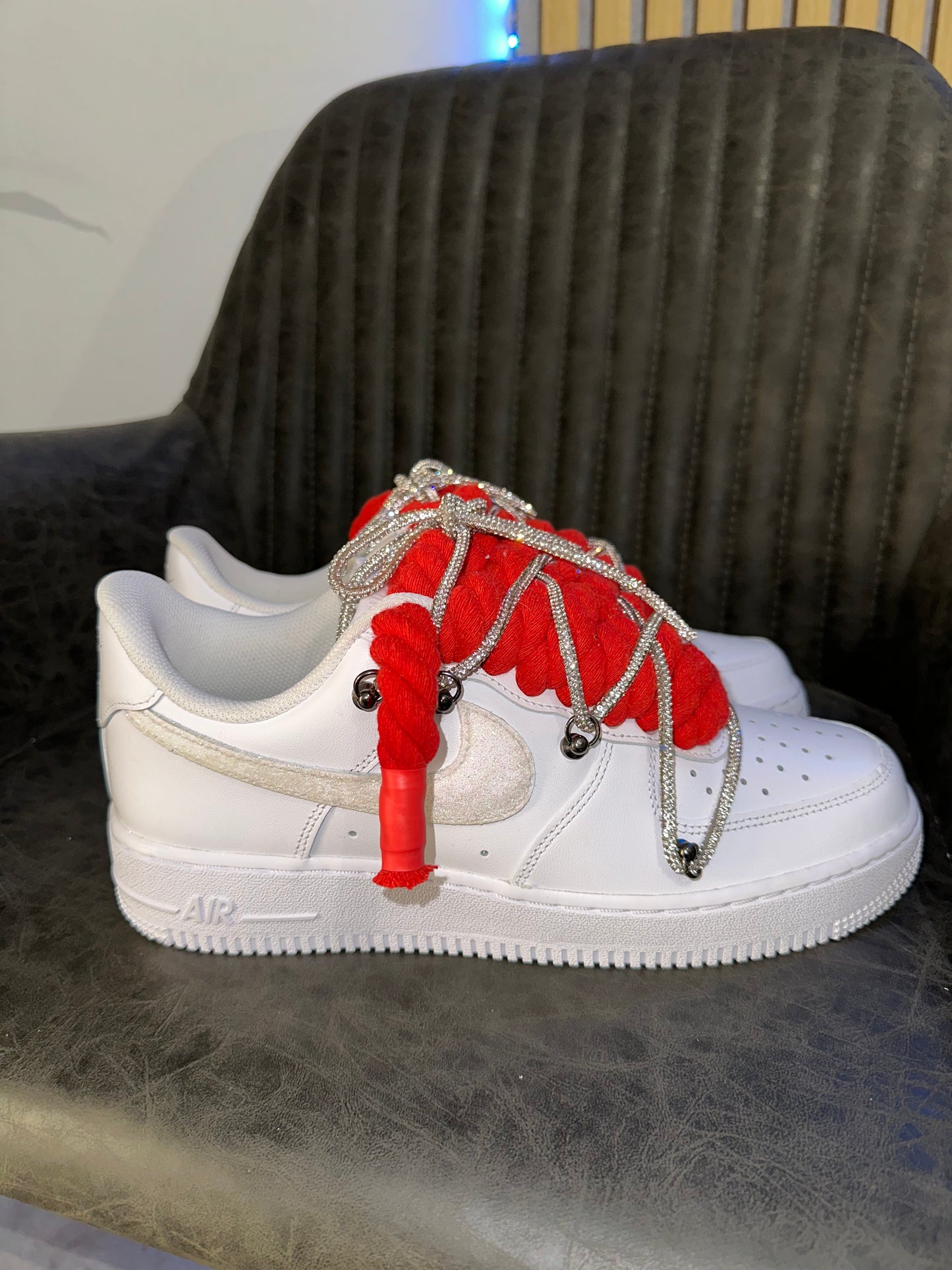 AIR FORCE ROPE LACES+SWOOSH GLITTER+EXTRA LACES GLITTER