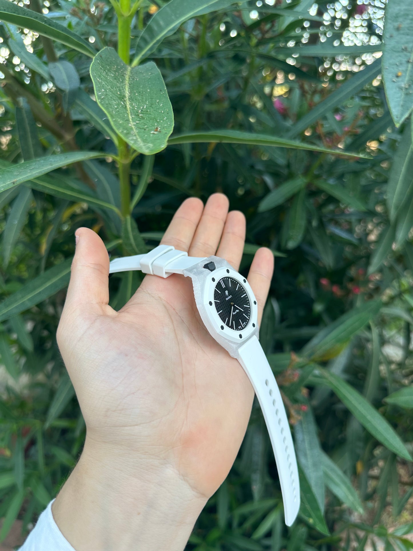 Cinturino e cassa Swatch x Audemars Royal pop
