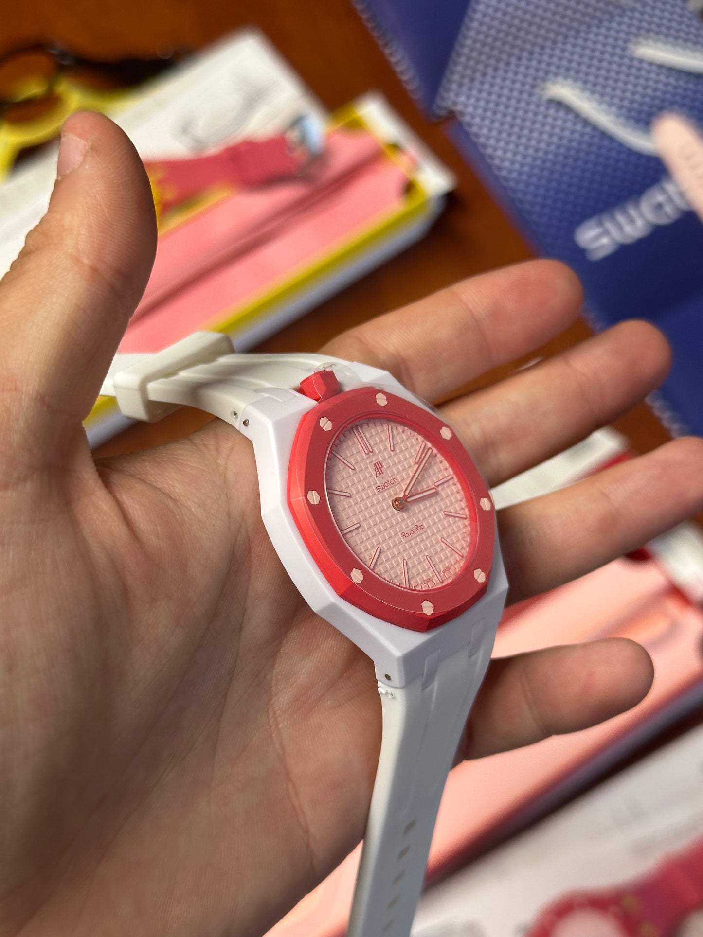 Swatch x Audemars octo rosso NUOVO