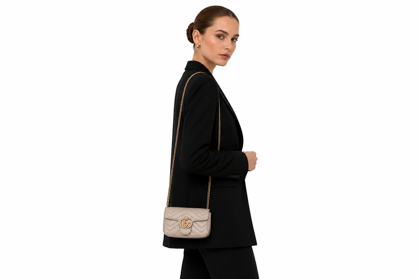 BORSA A SPALLA GUCCI GG Marmont 476433