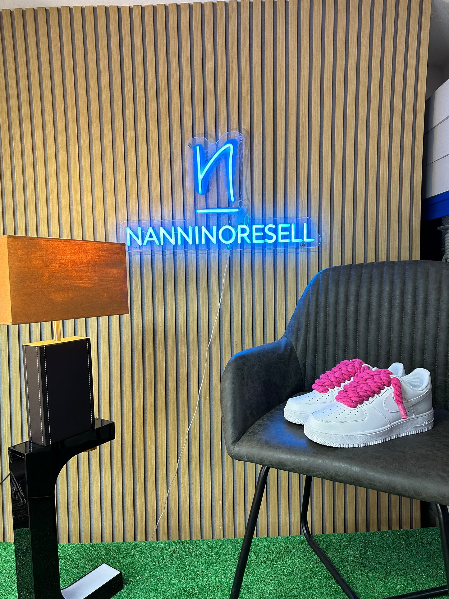 AIR FORCE WHITE ROPE LACES fucsia