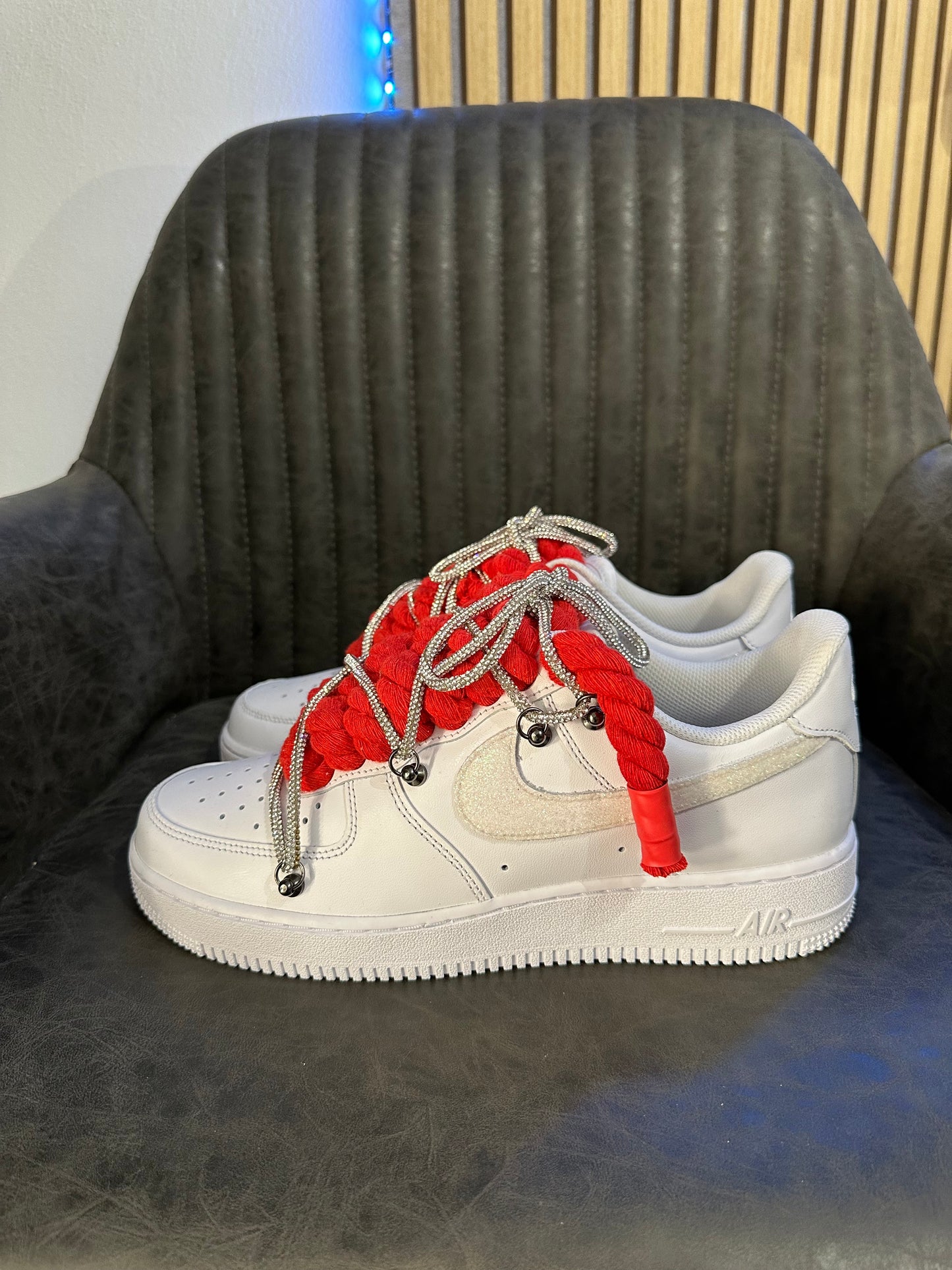 AIR FORCE ROPE LACES+SWOOSH GLITTER+EXTRA LACES GLITTER