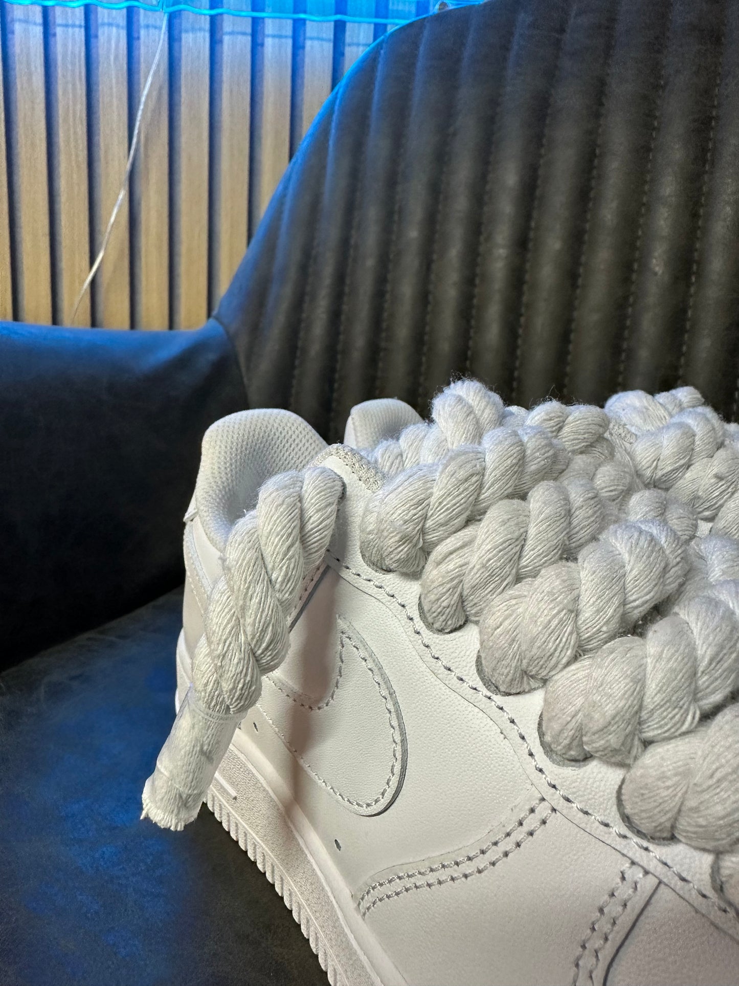 AIR FORCE 1 ROPE LACES white