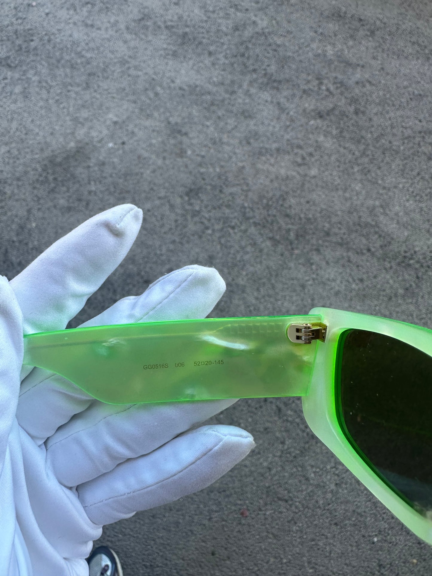 Occhiale Gucci verde