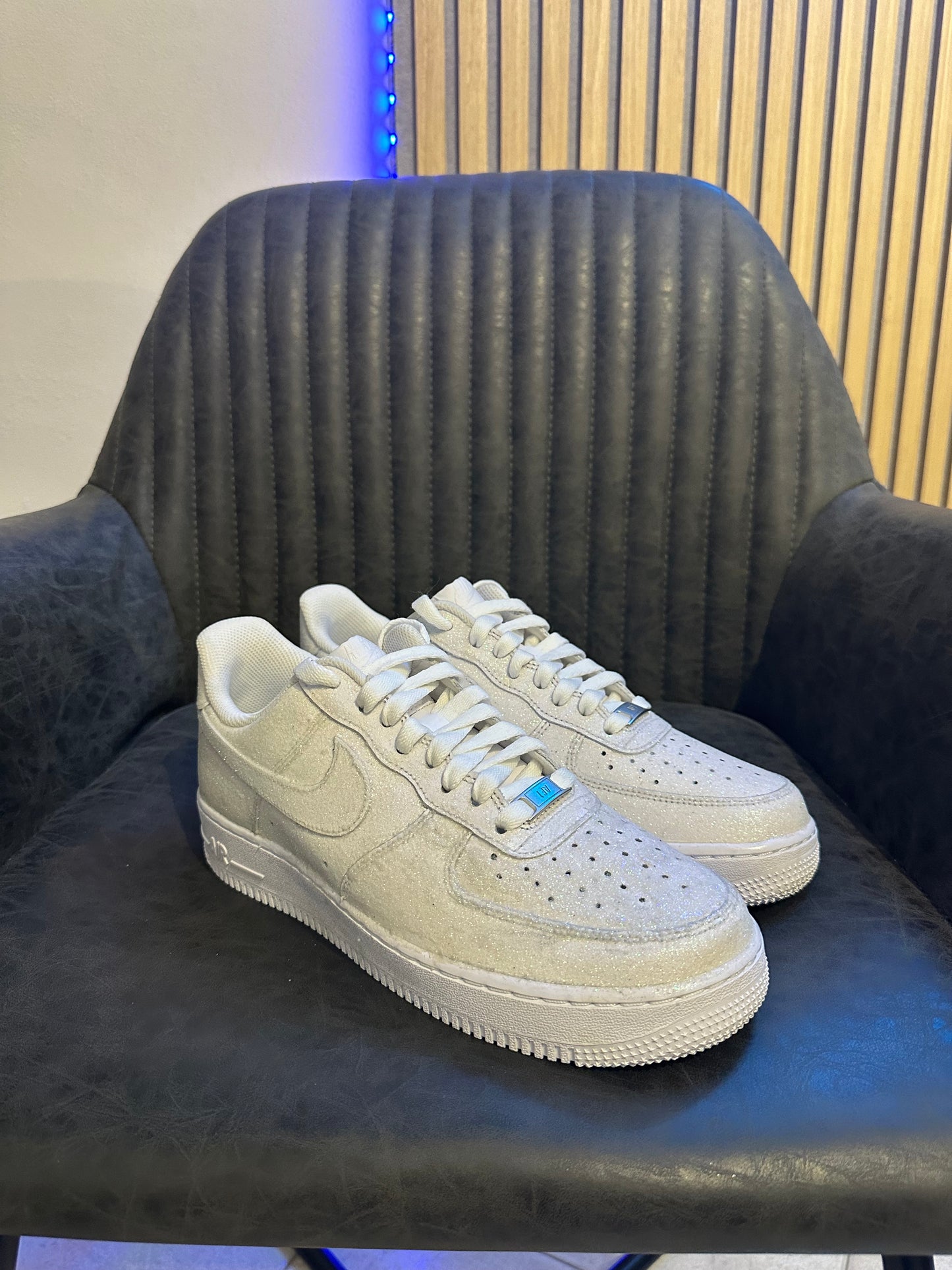 AIR FORCE 1 CUSTOM WHITE GLITTER