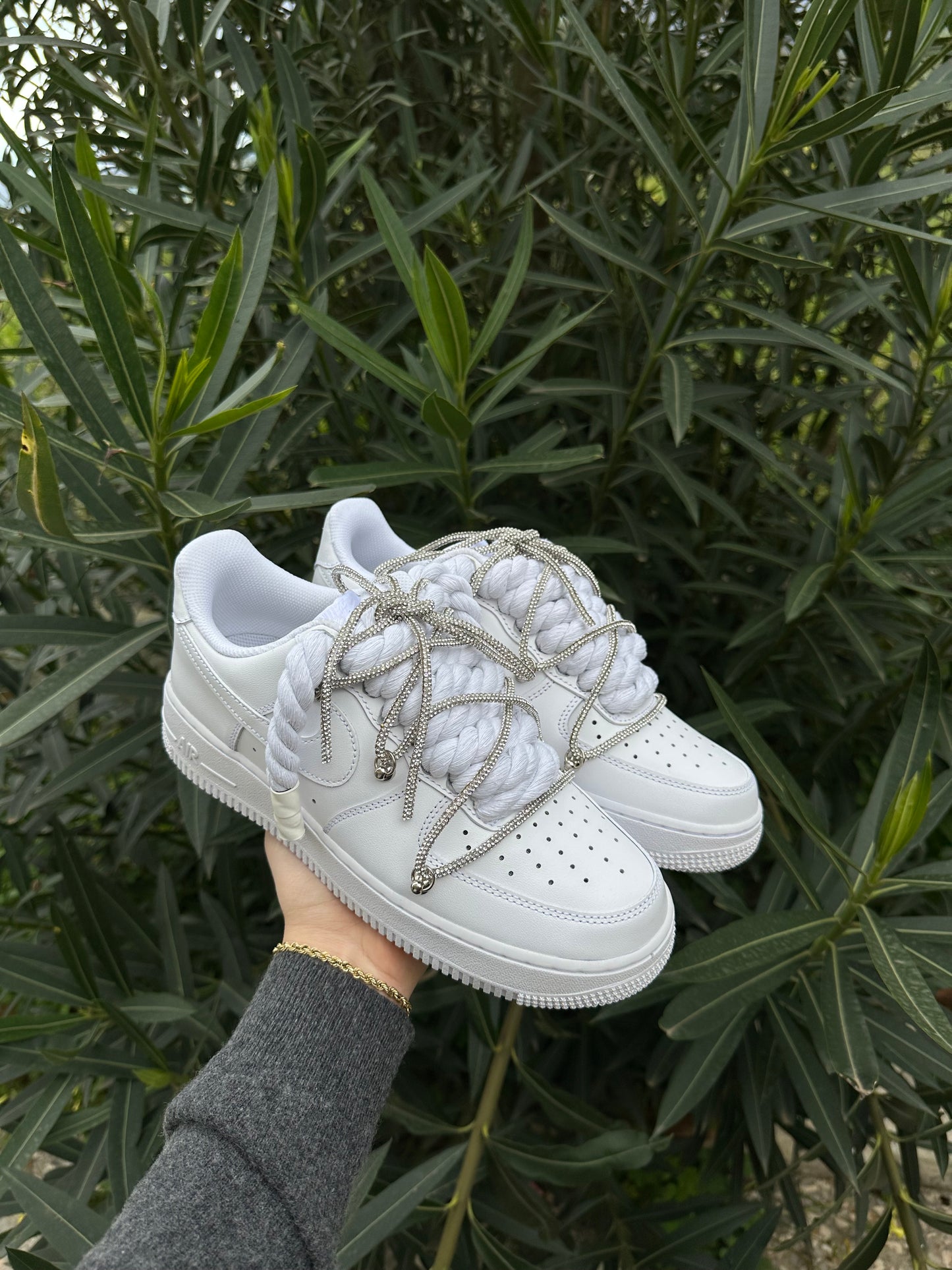AIR FORCE ROPE LACES + GLITTER LACES