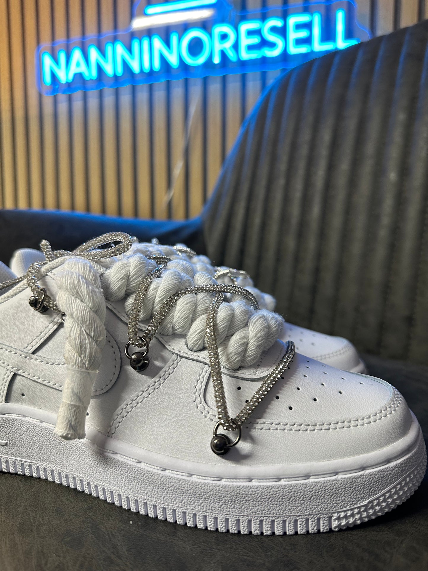 AIR FORCE ROPE LACES + EXTRA GLITTER