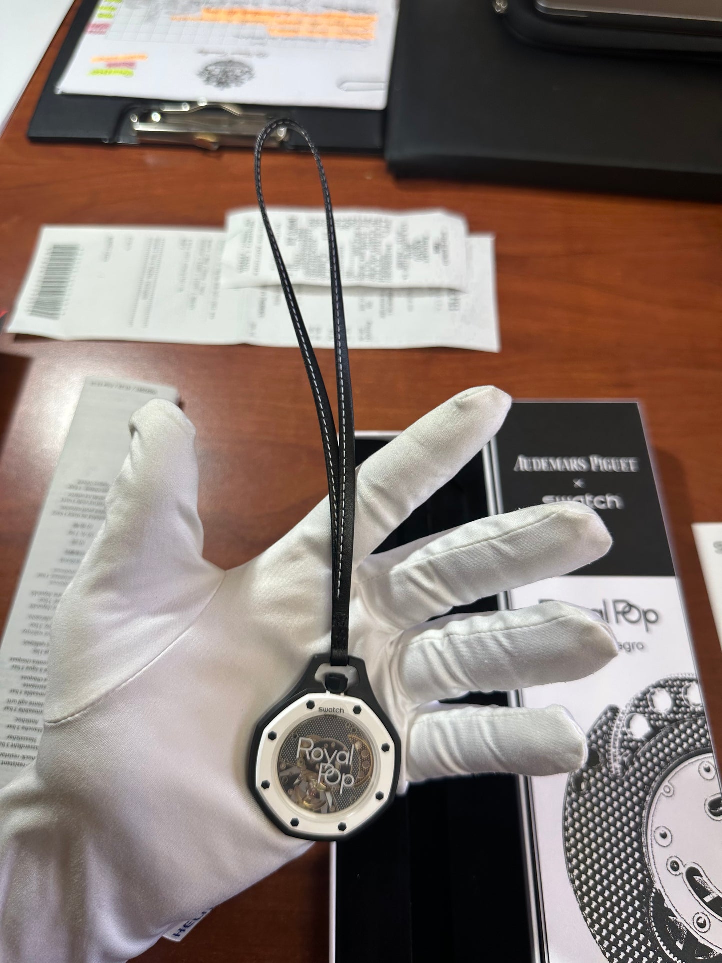 Swatch x Audemars piguet ocho negro