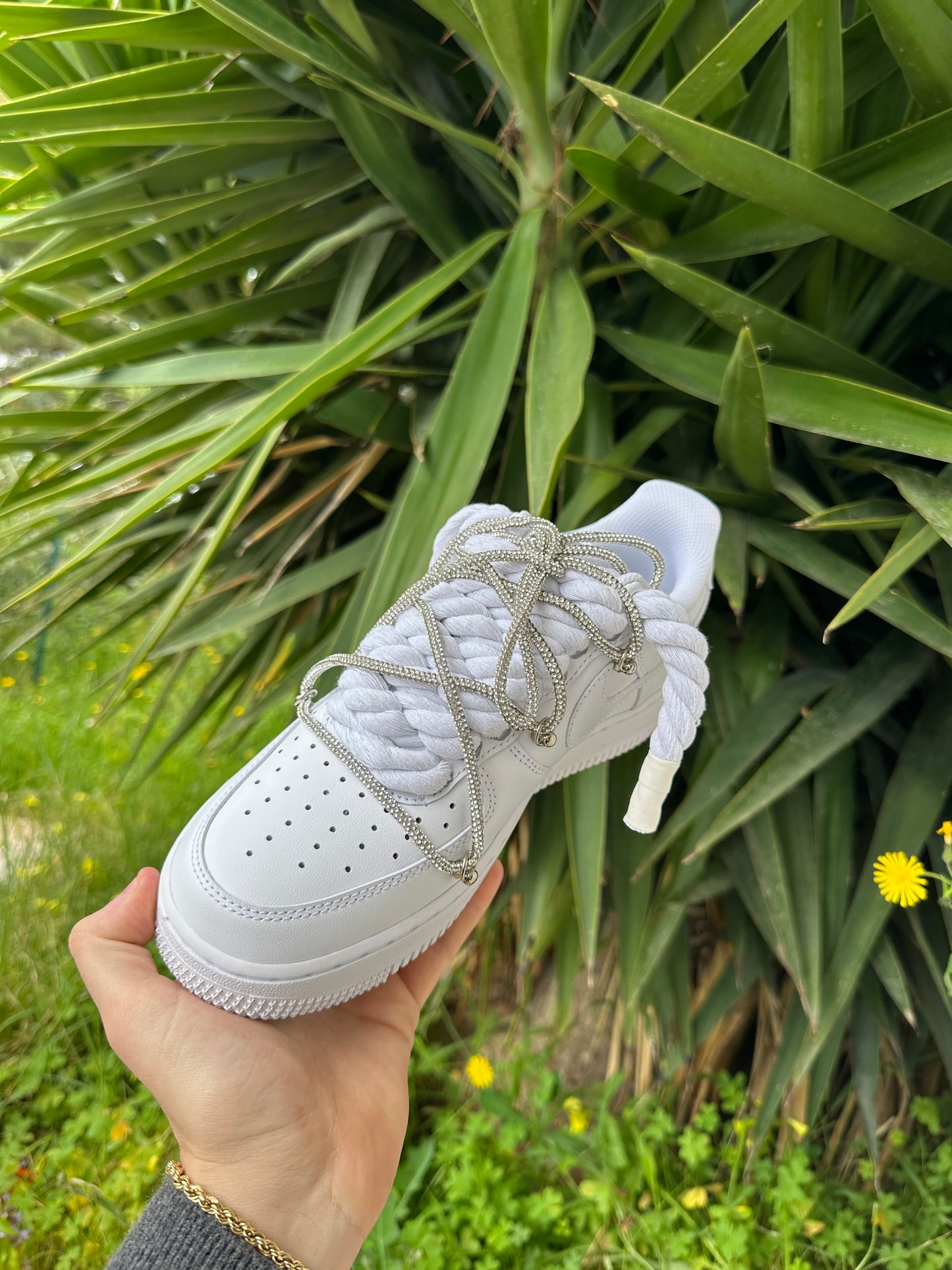 AIR FORCE ROPE LACES + GLITTER LACES