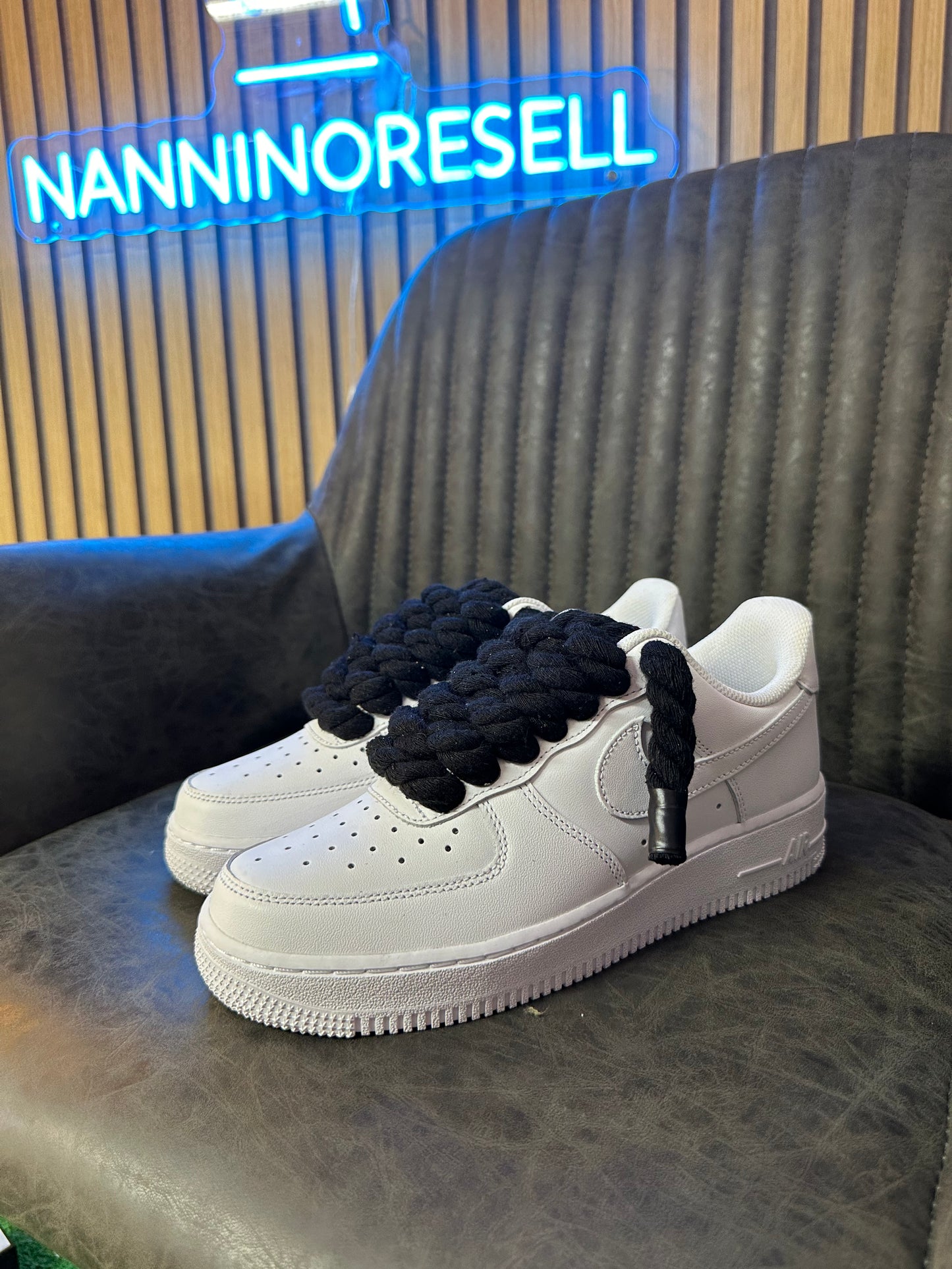 AIR FORCE ROPE LACES black