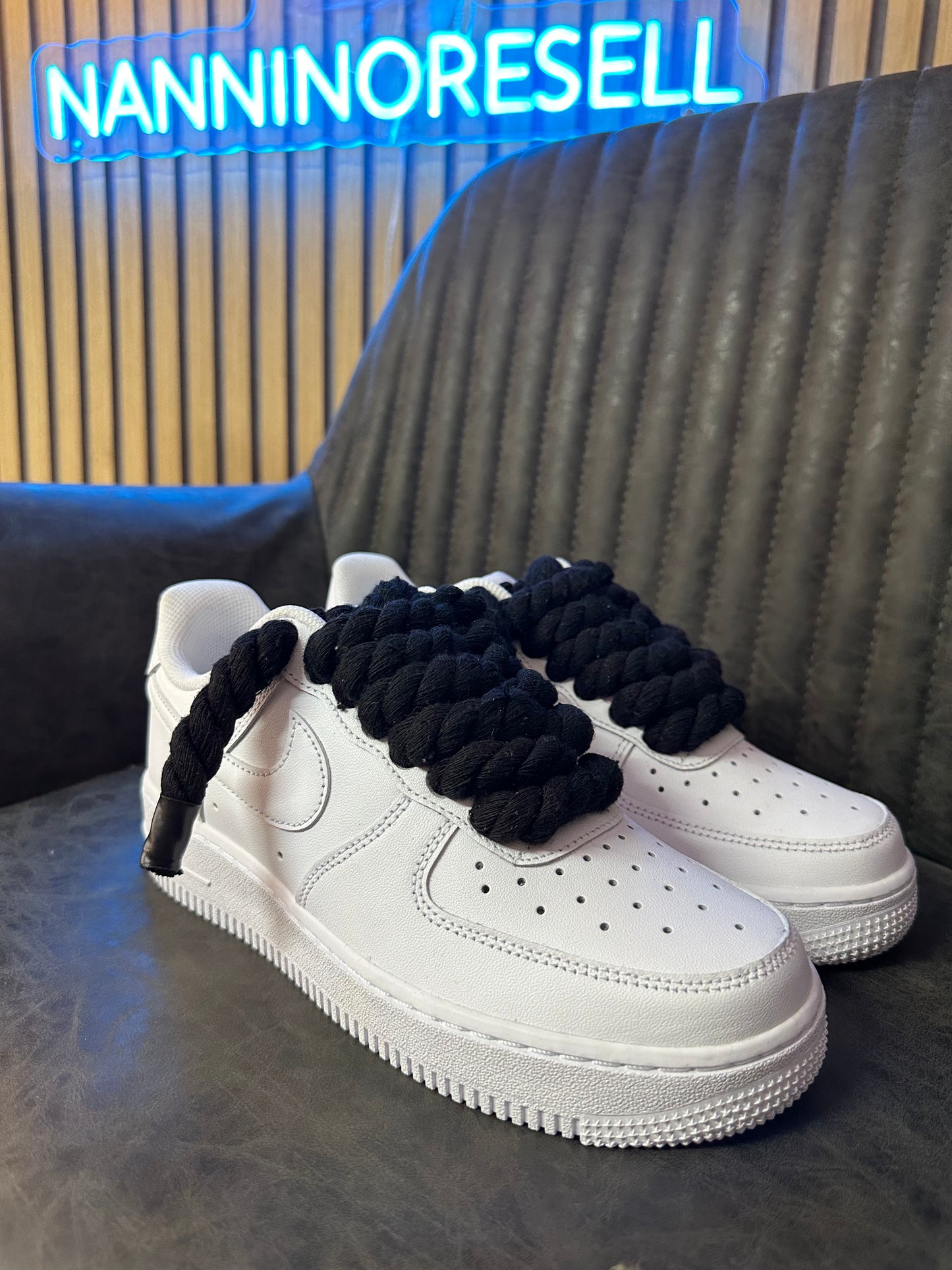 AIR FORCE ROPE LACES black