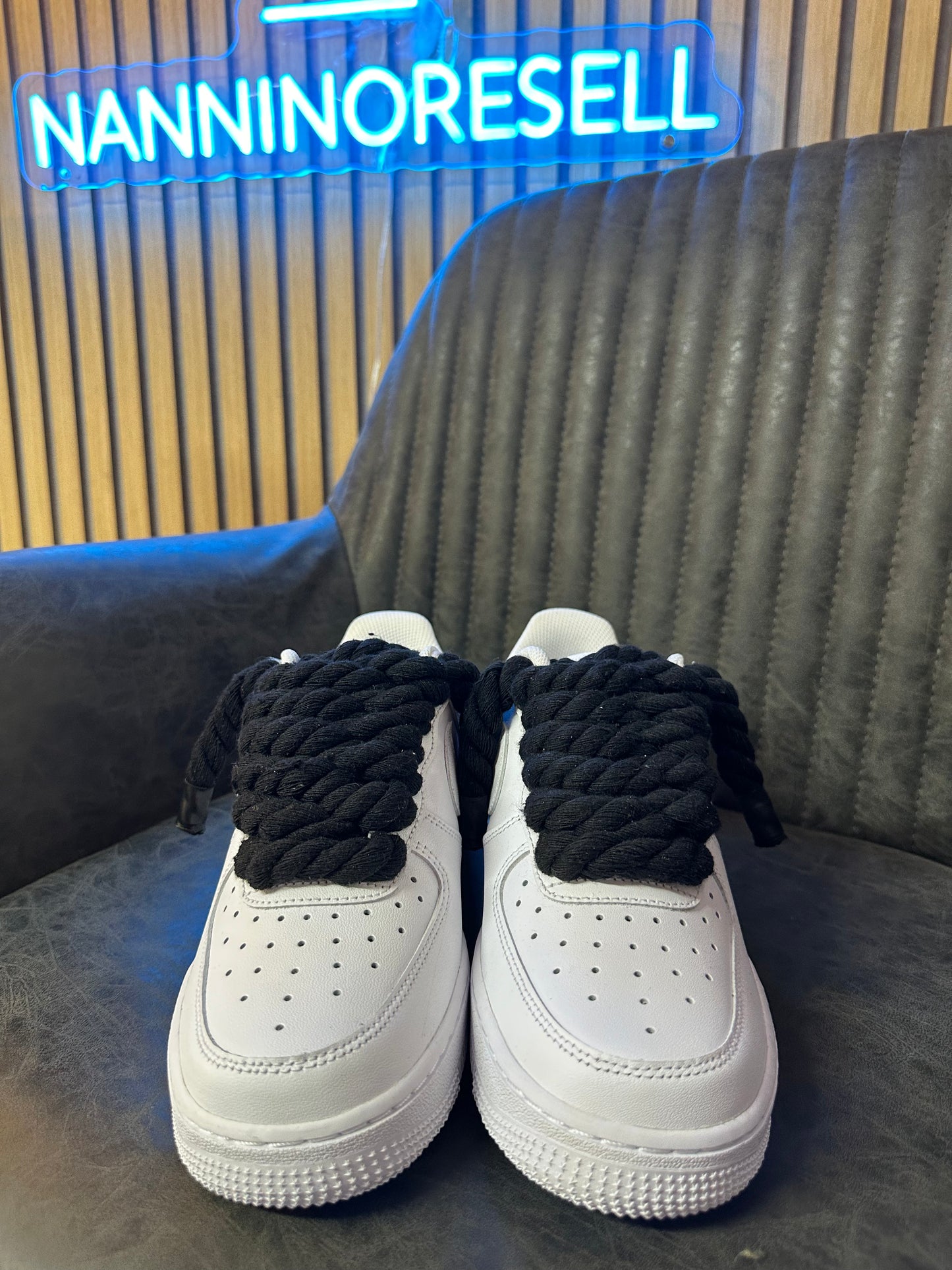 AIR FORCE ROPE LACES black